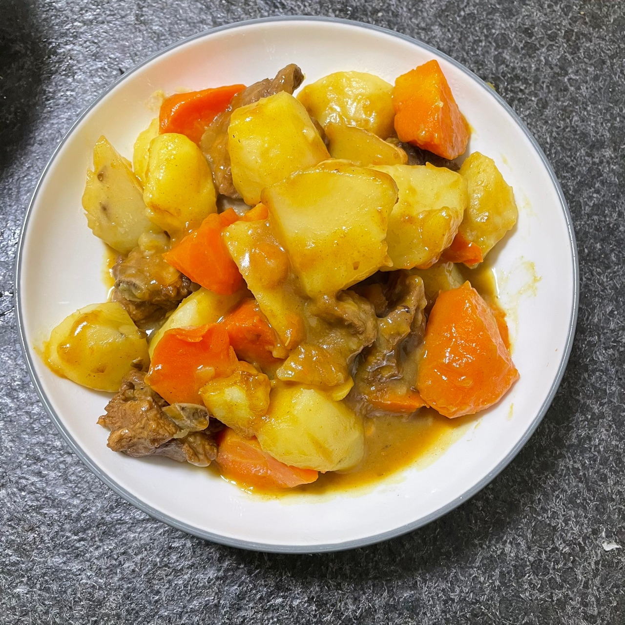 土豆排骨两吃咖喱味原味