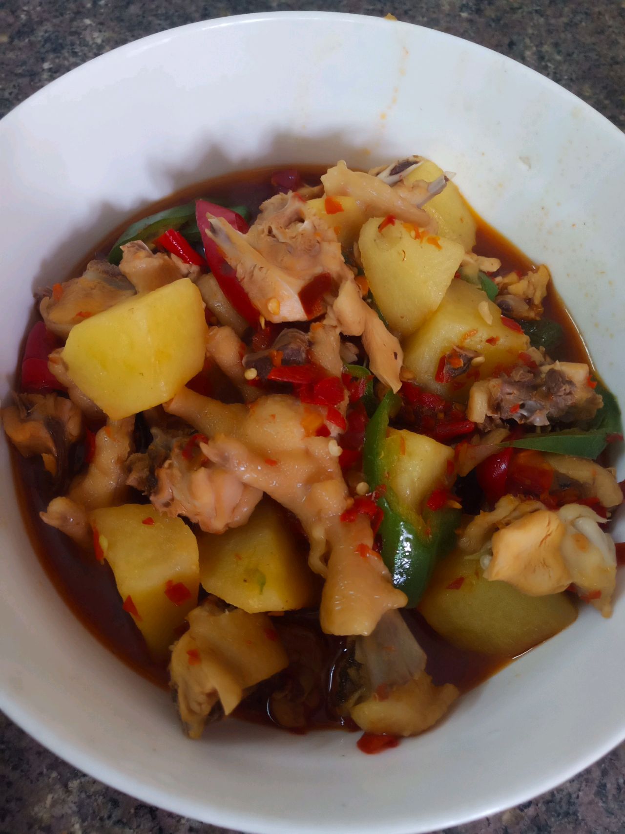 土豆烧鸡