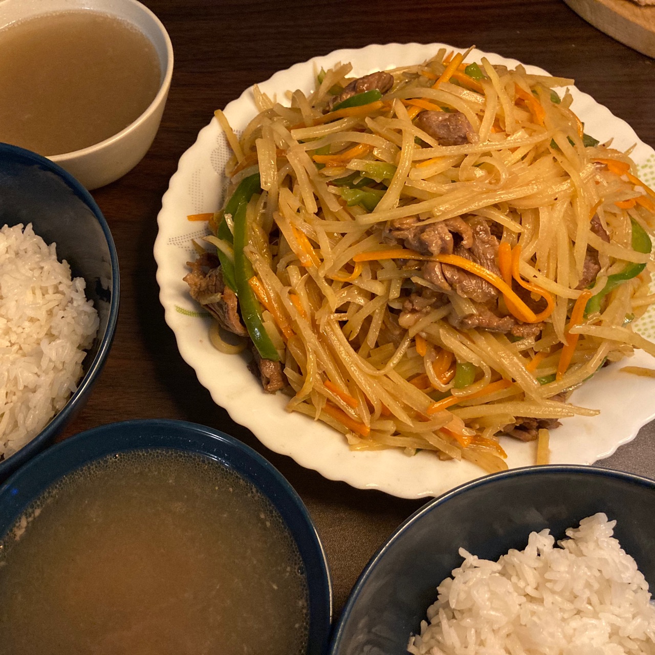 土豆丝炒牛肉【家常菜】