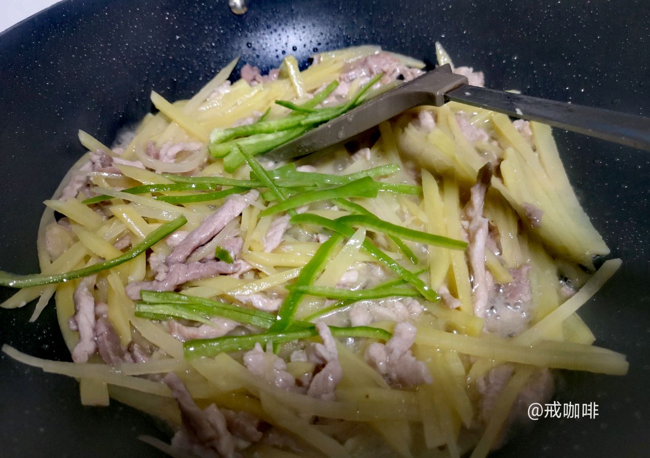 土豆丝炒肉丝