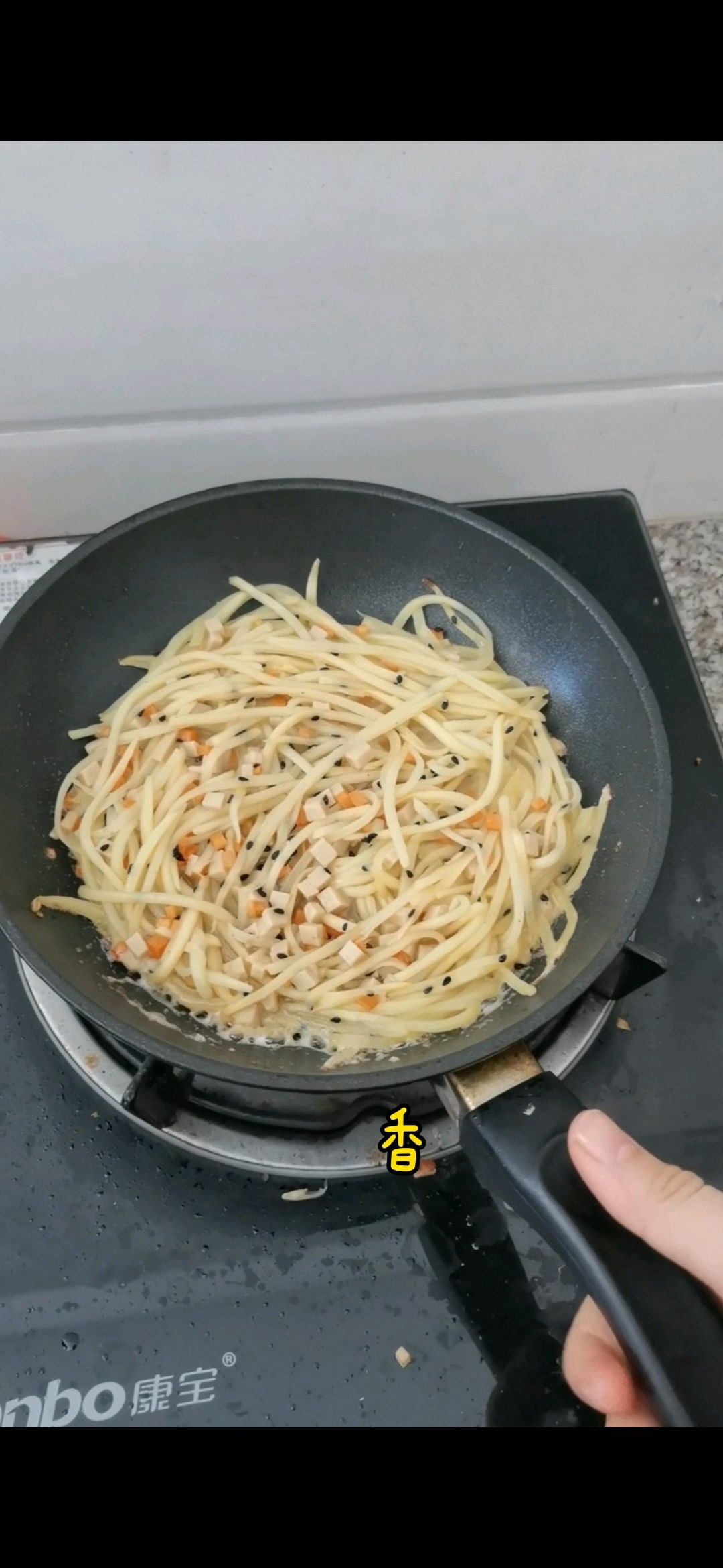 土豆丝鸡蛋煎饼