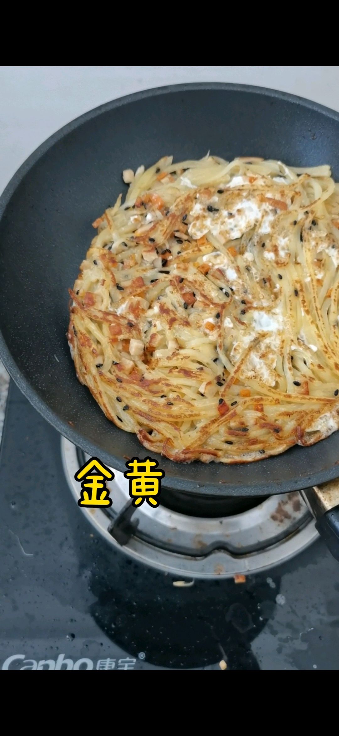 土豆丝鸡蛋煎饼