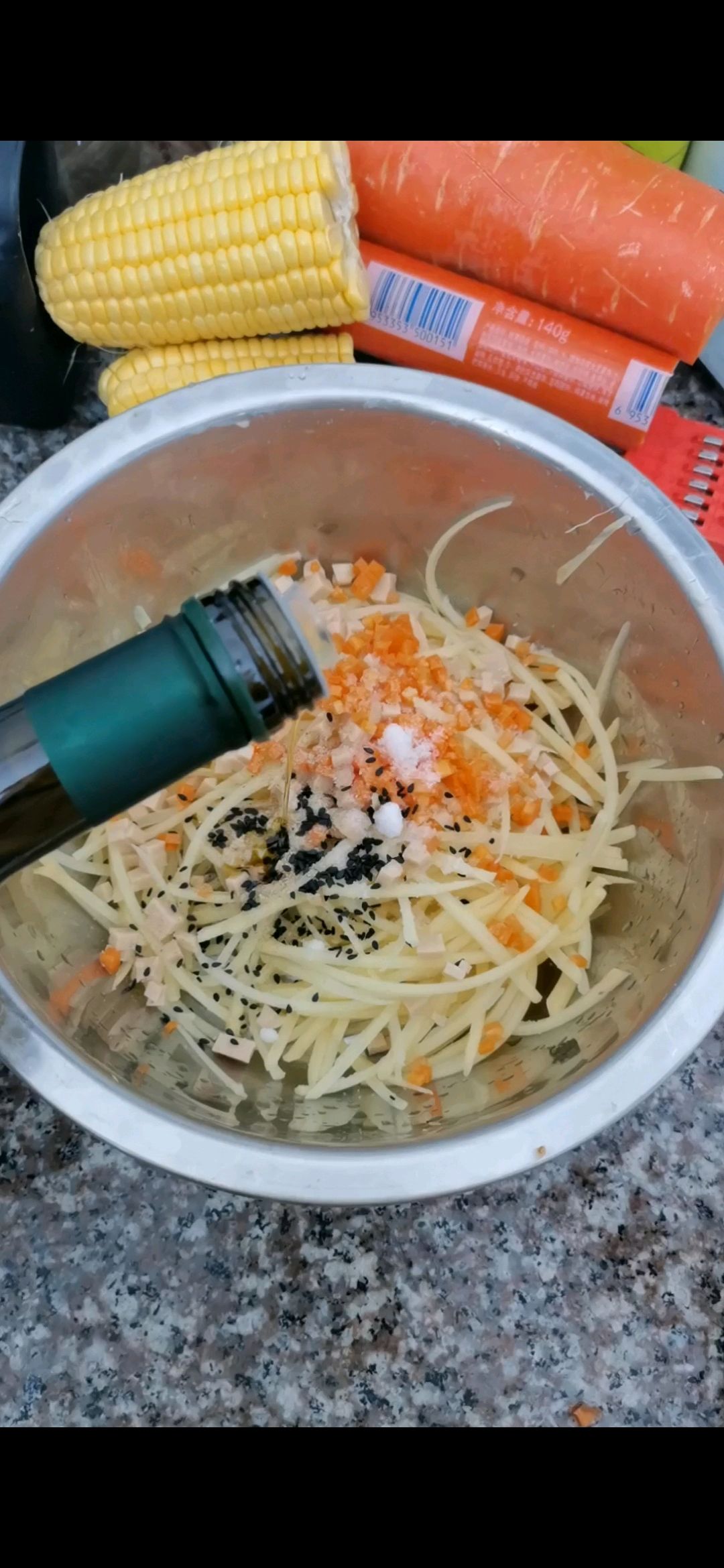 土豆丝鸡蛋煎饼