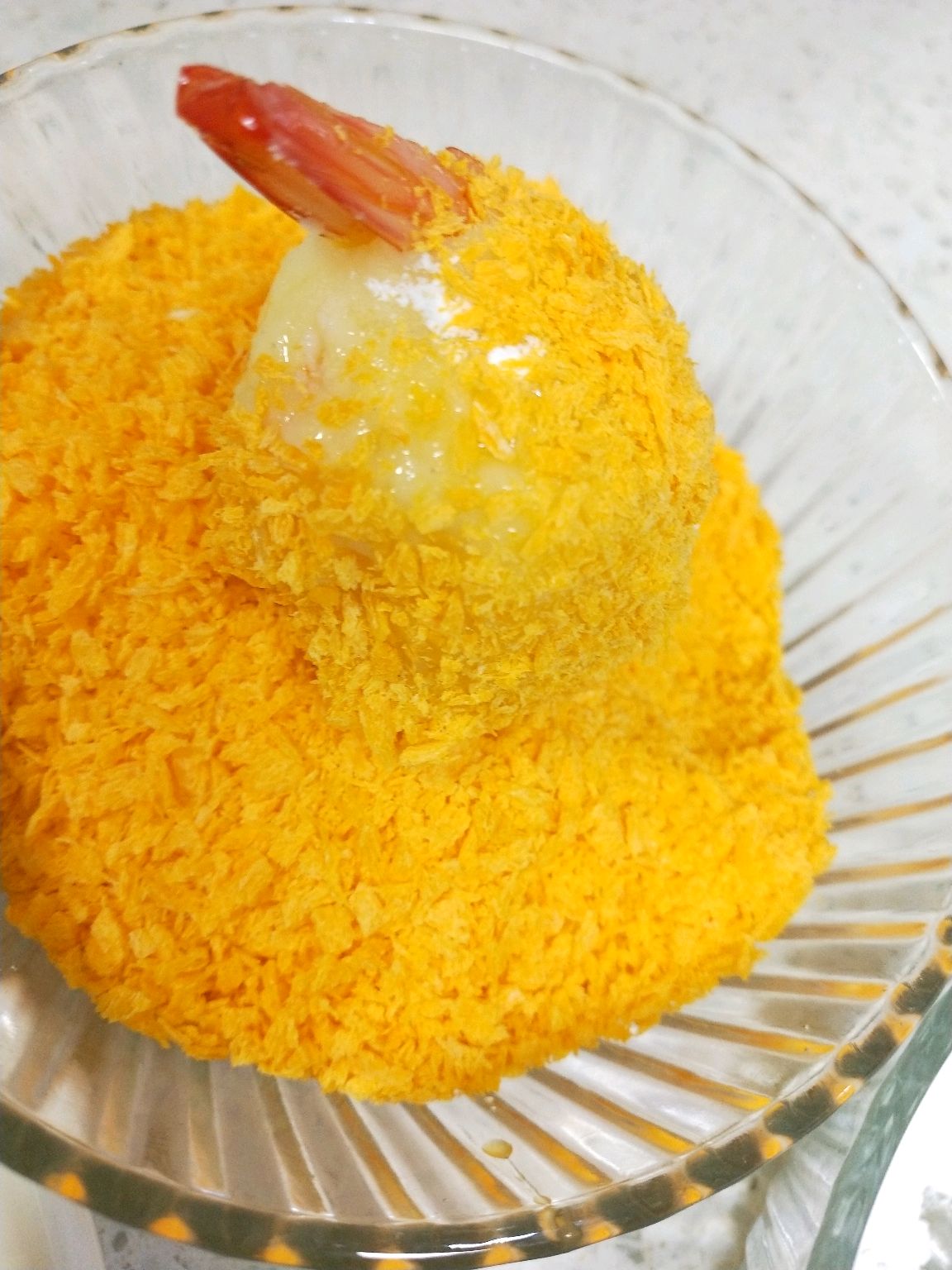 土豆虾仁黄金球