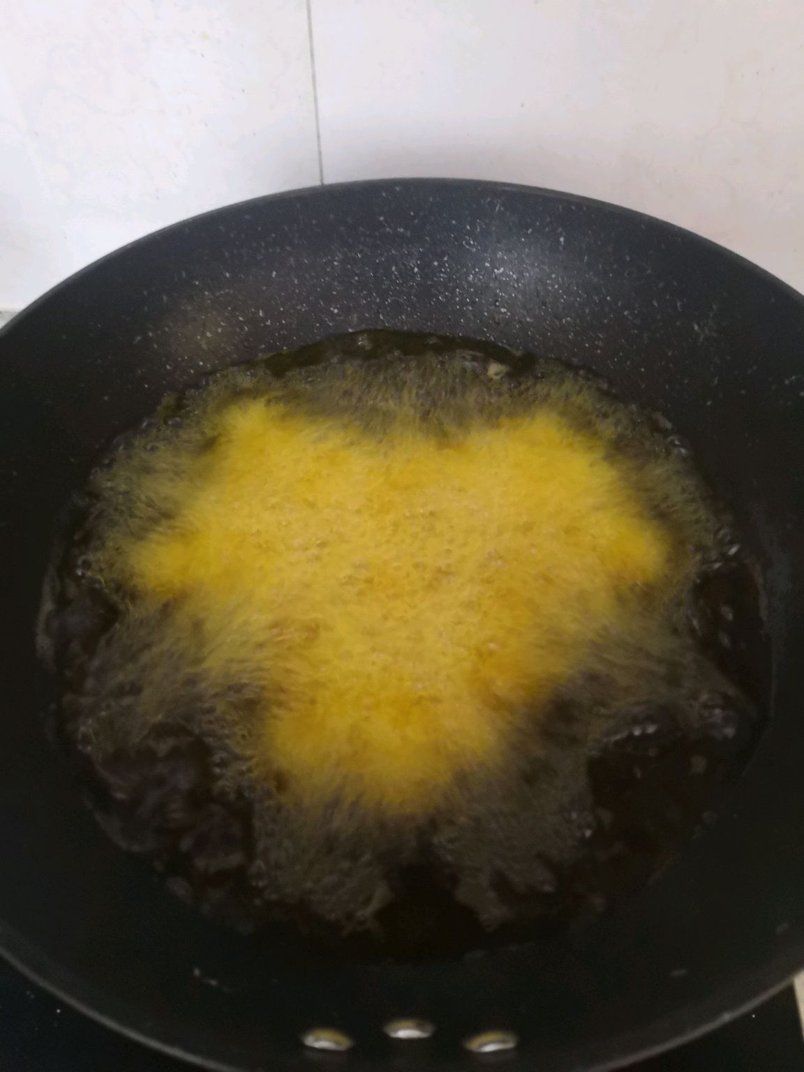 团团圆圆的山药丸子