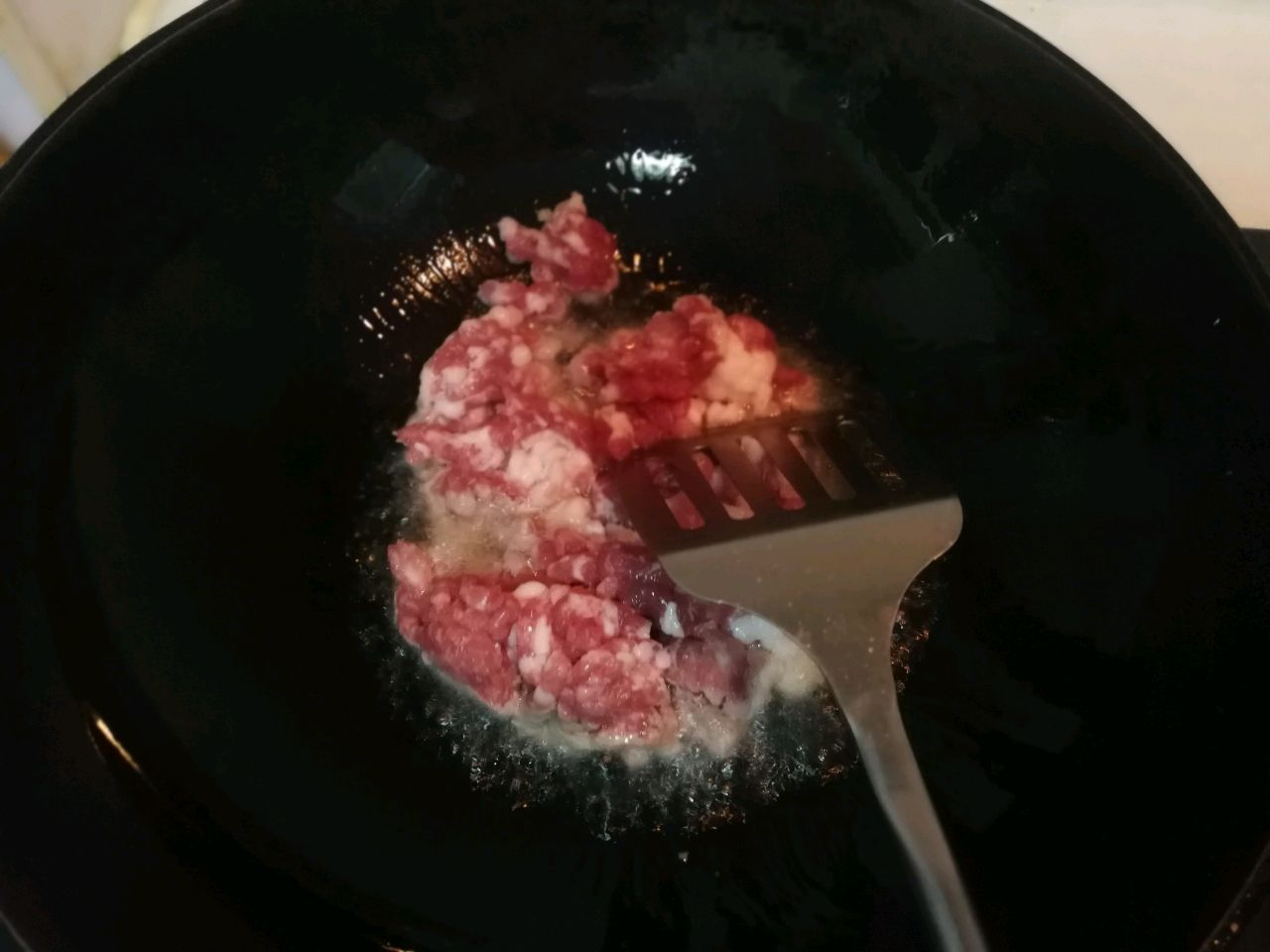 娃娃菜豆腐肉末煲