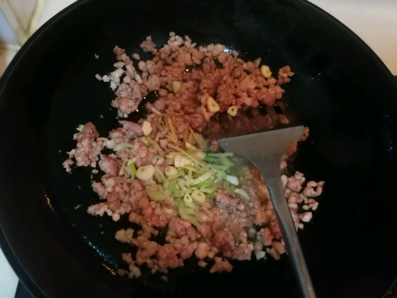 娃娃菜豆腐肉末煲