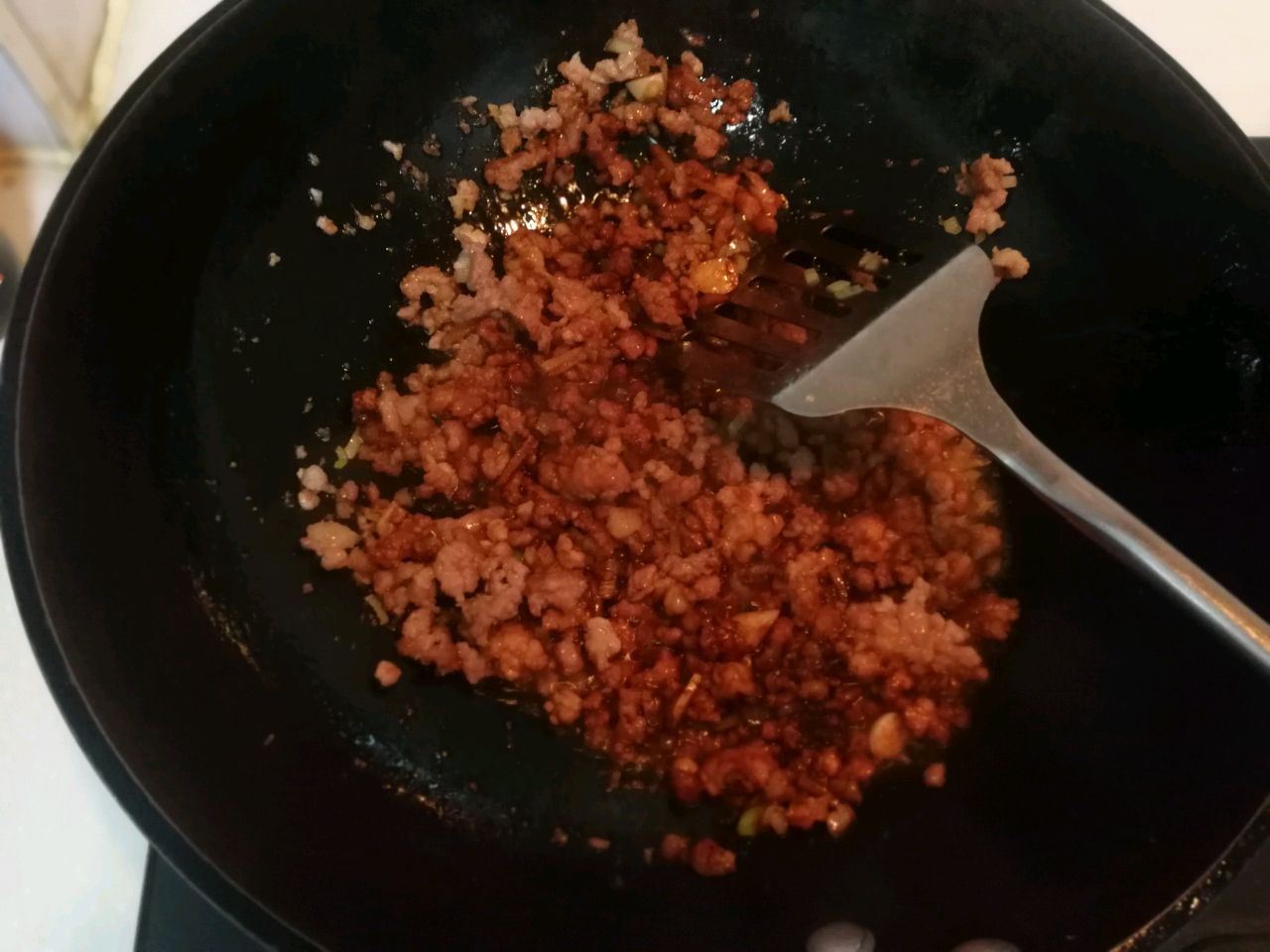 娃娃菜豆腐肉末煲
