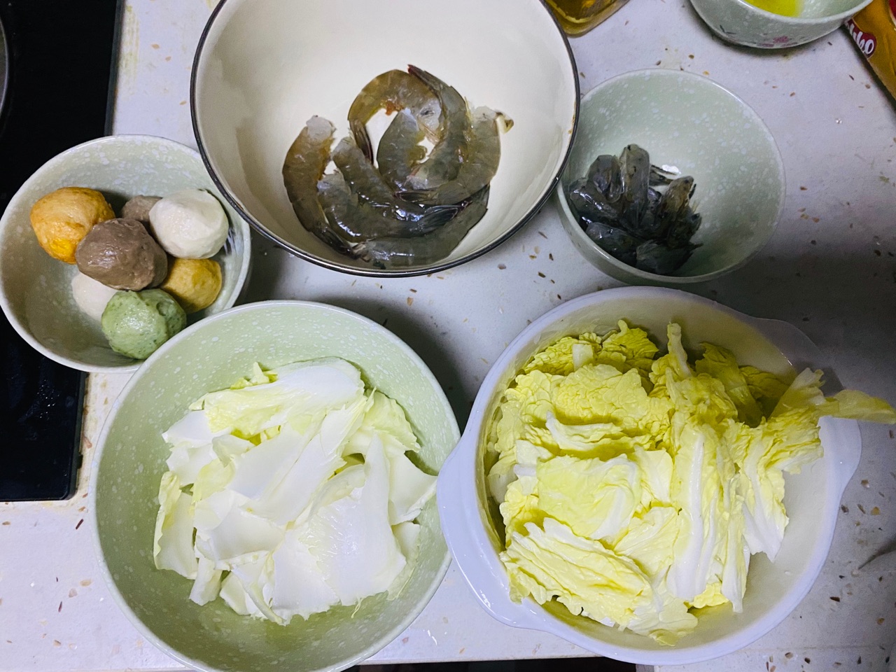娃娃菜海鲜煲