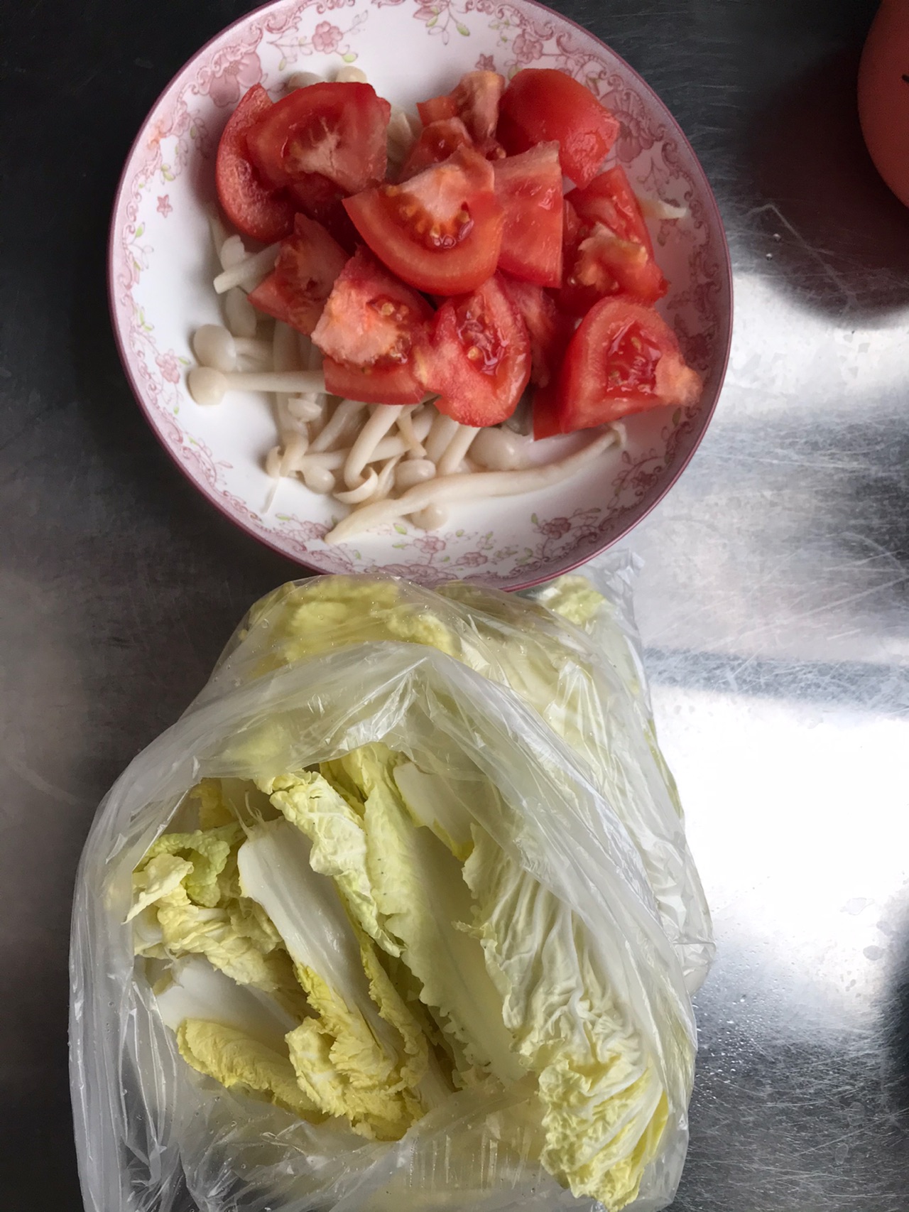 娃娃菜海鲜菇