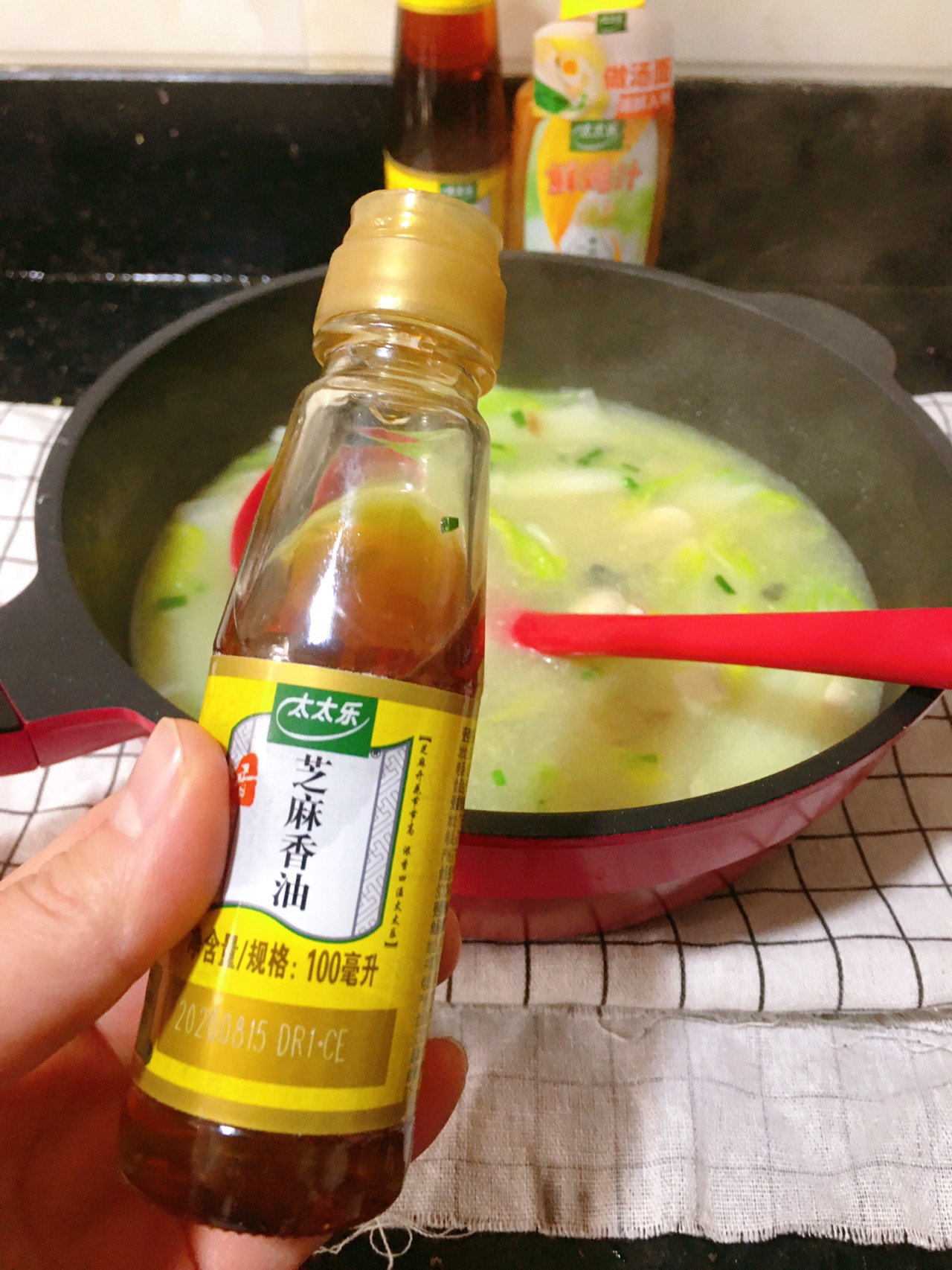 娃娃菜汤，鲜到掉眉毛