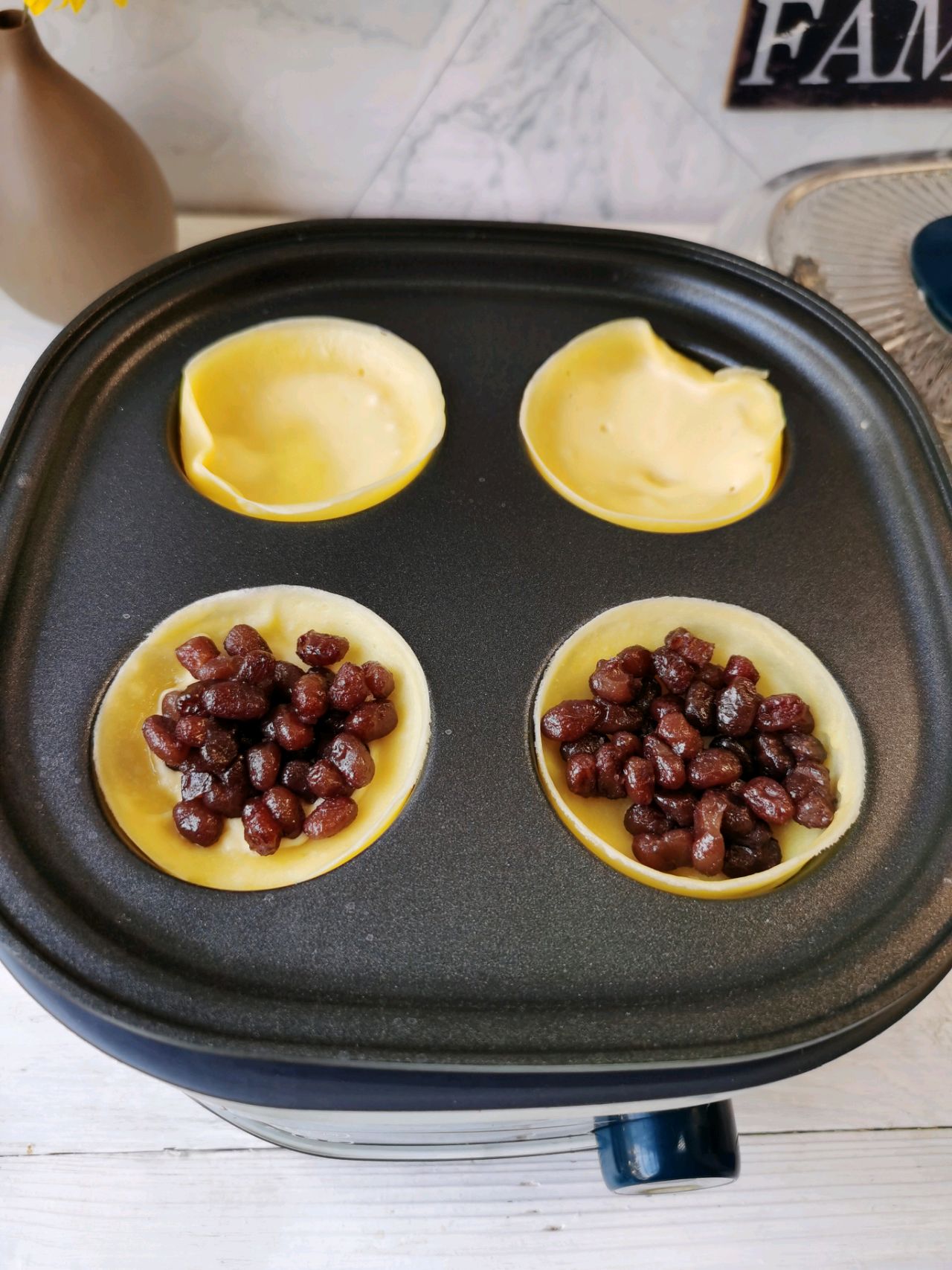 外脆里软超多红豆的红豆车轮饼