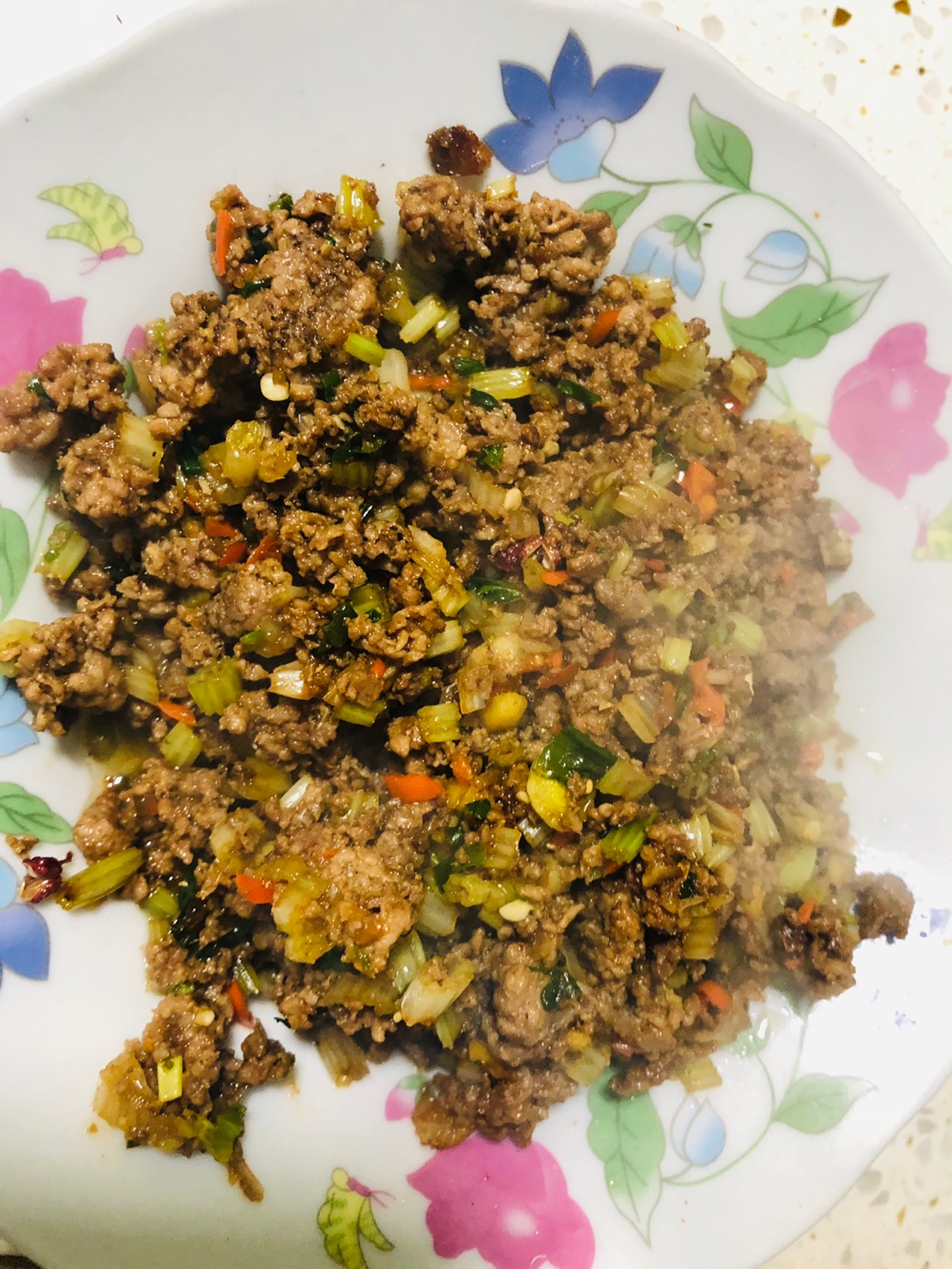 外婆家的芹菜牛肉