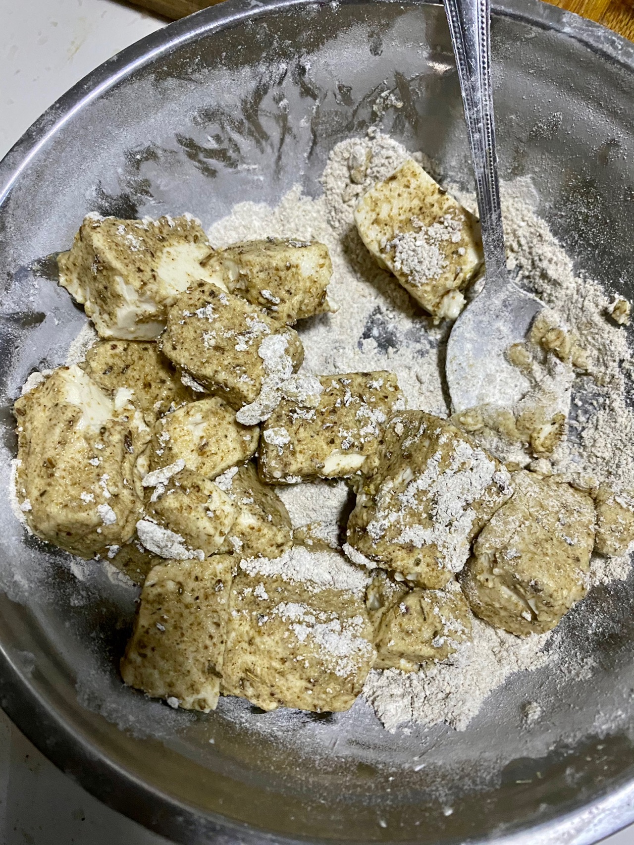 外酥里嫩的脆皮内脂豆腐
