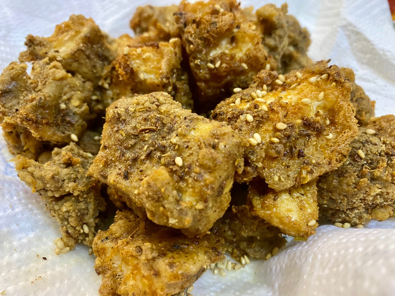 外酥里嫩的脆皮内脂豆腐