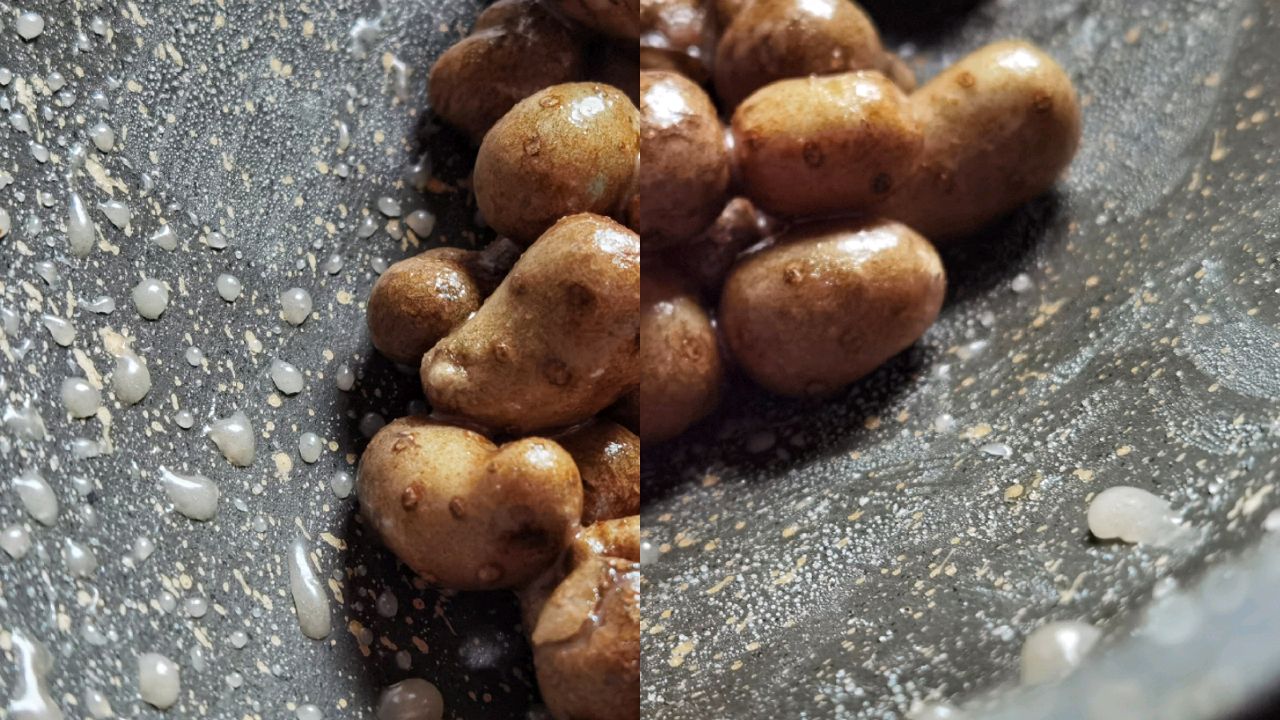 外甜脆内软糯的糖霜山药豆