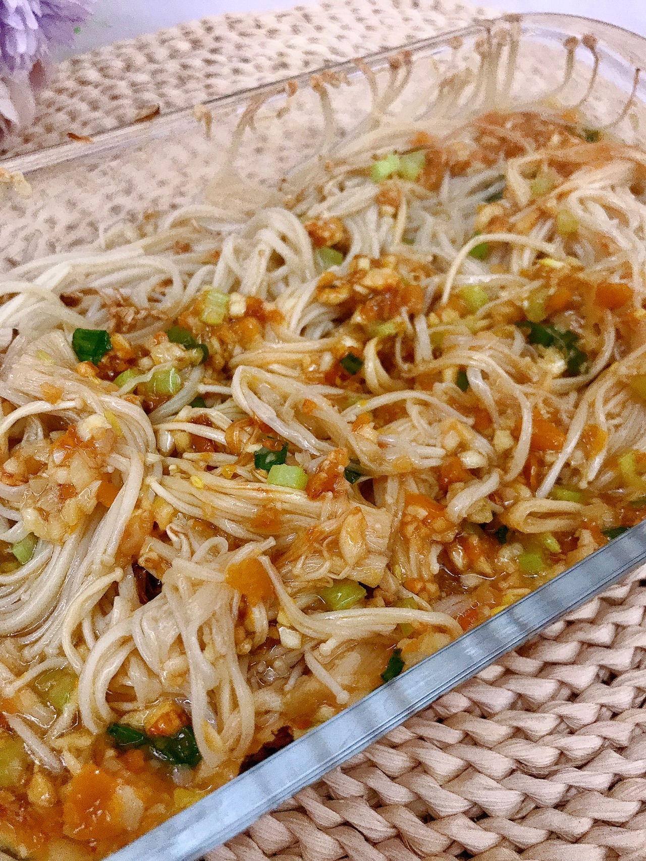 完爆烧烤摊的烤香辣金针菇