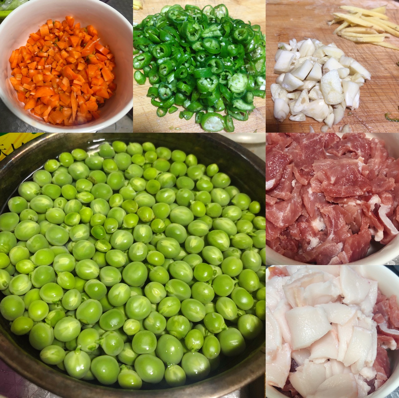 豌豆炒肉