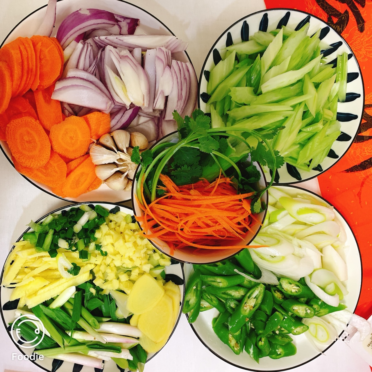 豌豆莲藕小炒年夜饭