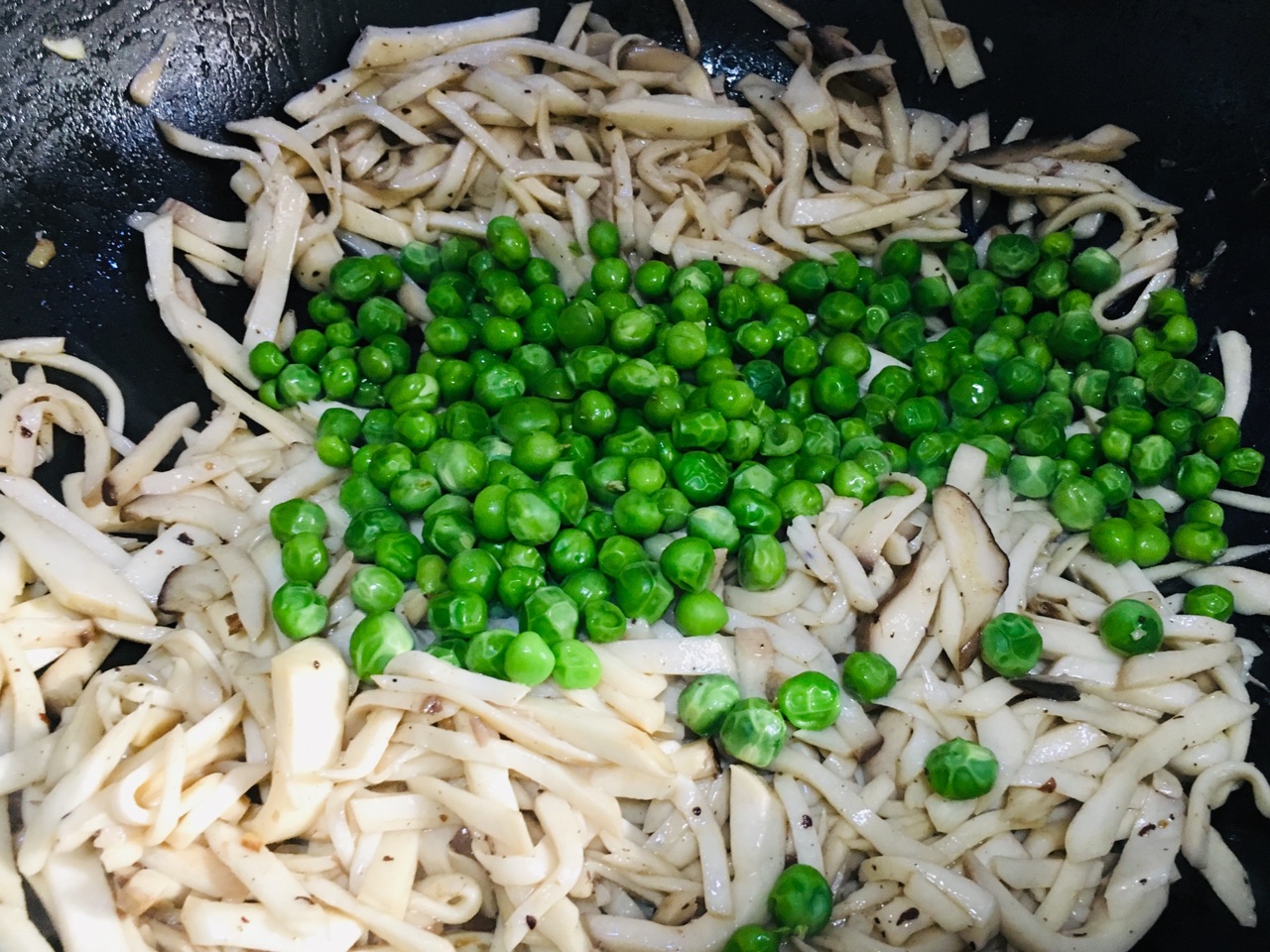 豌豆杏鲍菇