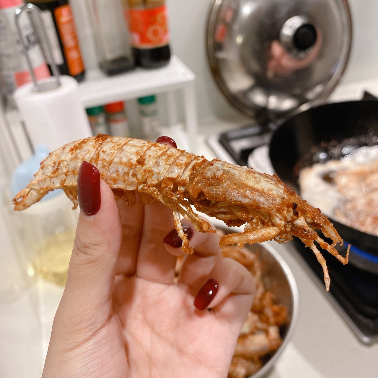万能海鲜炸法｜香酥椒盐皮皮虾