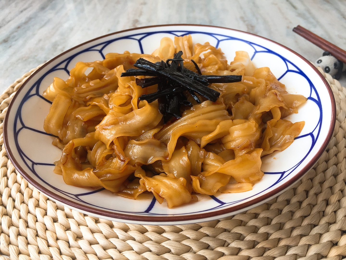 网红葱油拌面