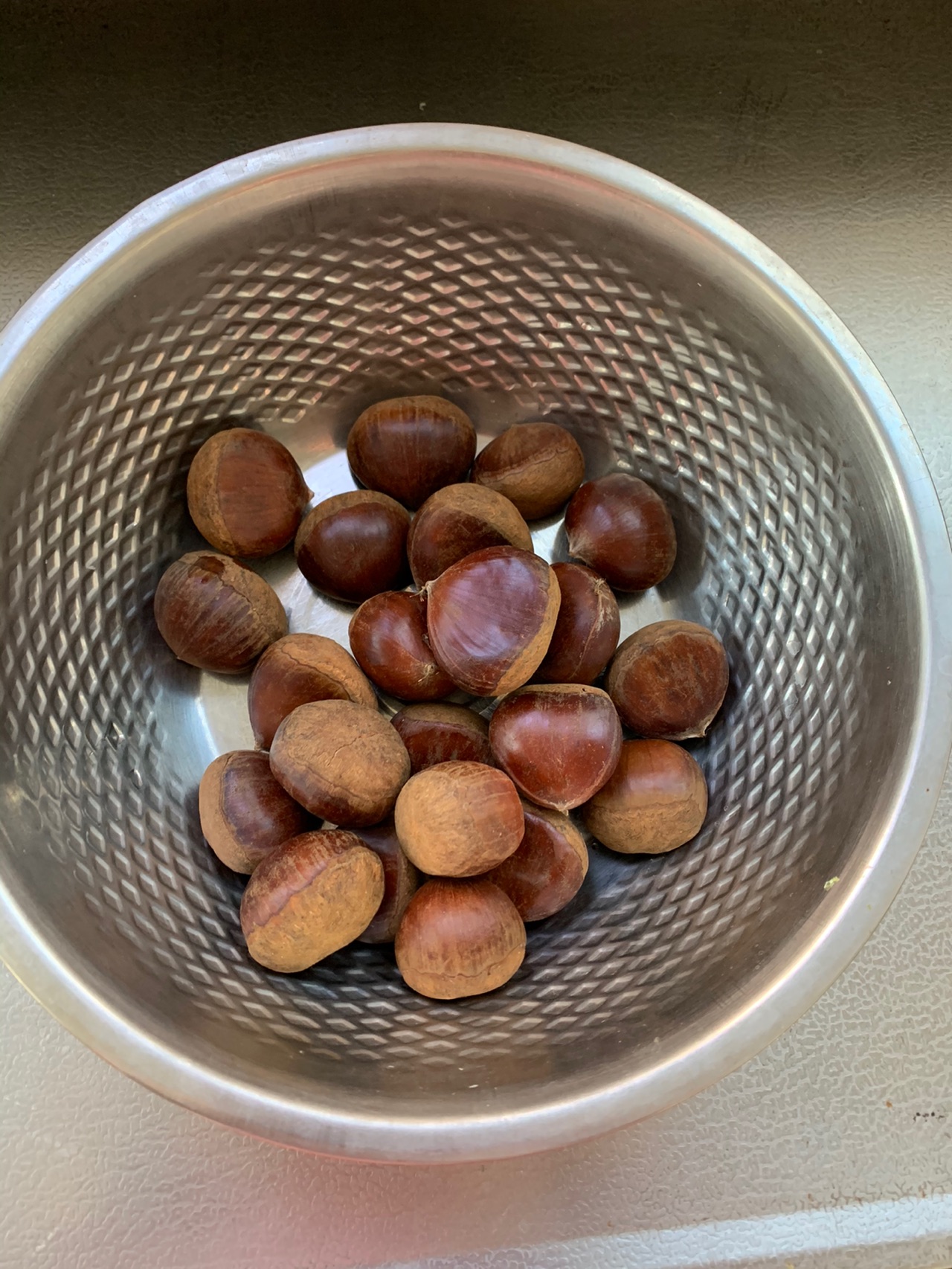 微波炉版烤栗子
