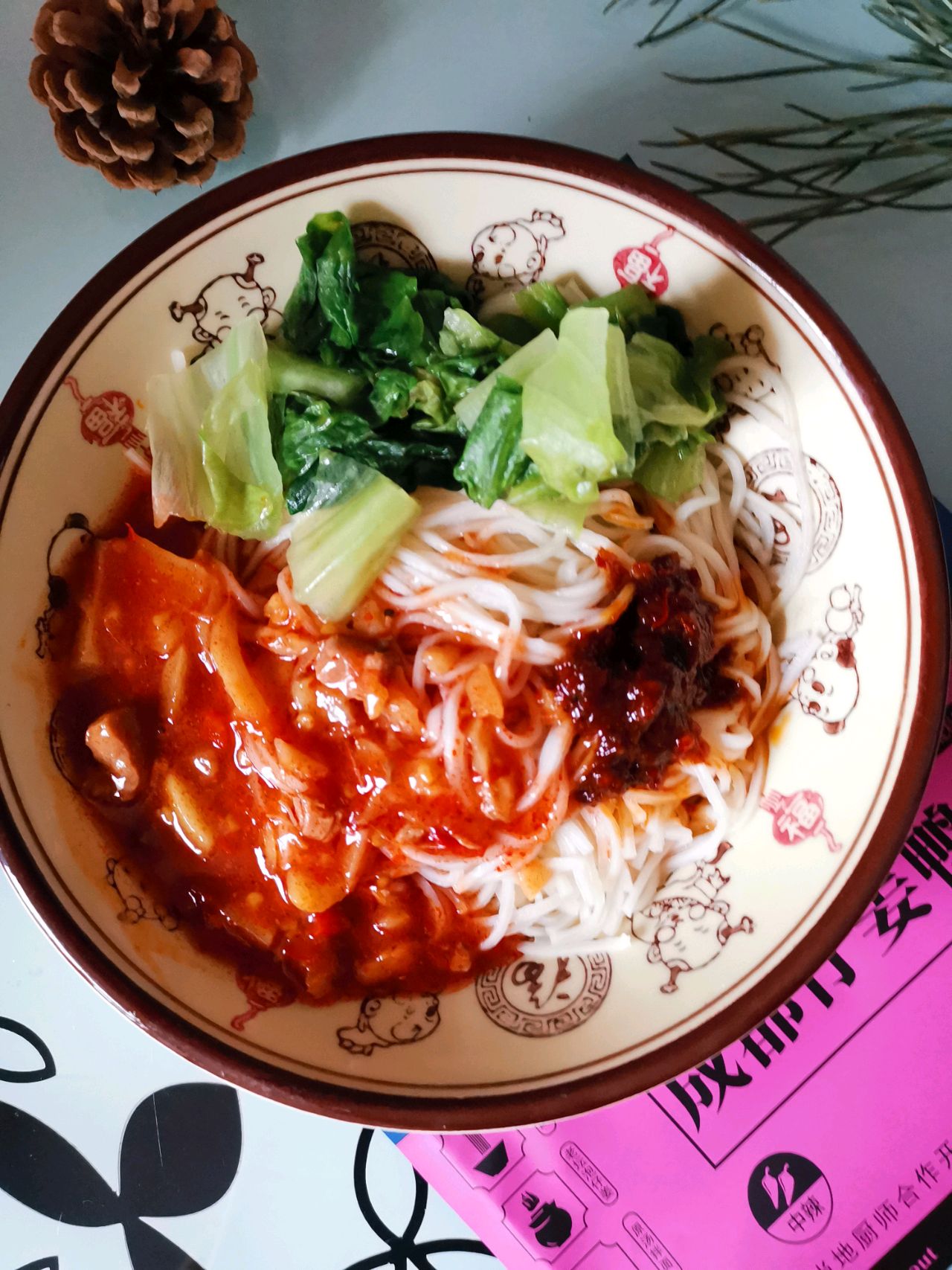 味道超过了外卖成都仔姜鸭拌面