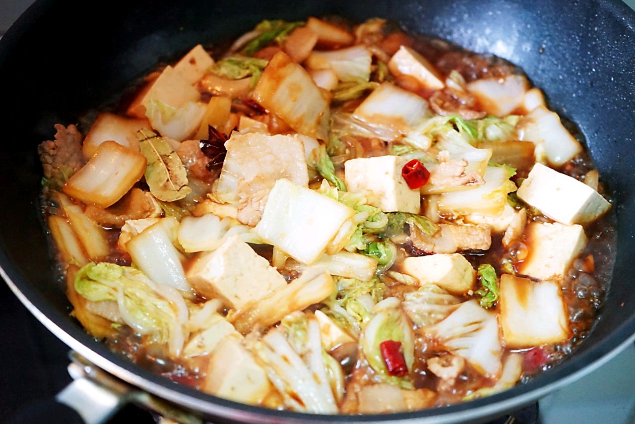 温暖又营养的白菜炖豆腐
