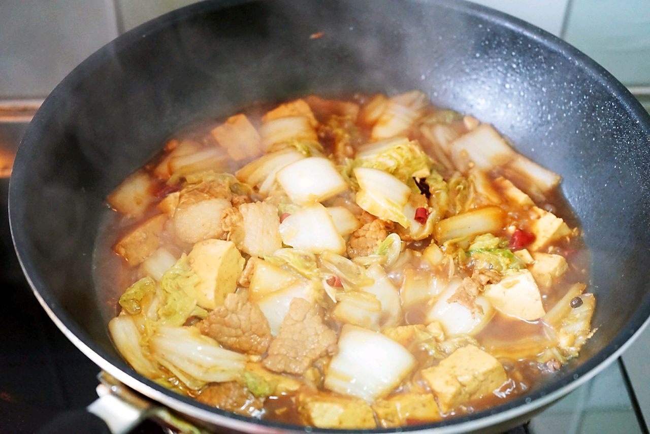温暖又营养的白菜炖豆腐