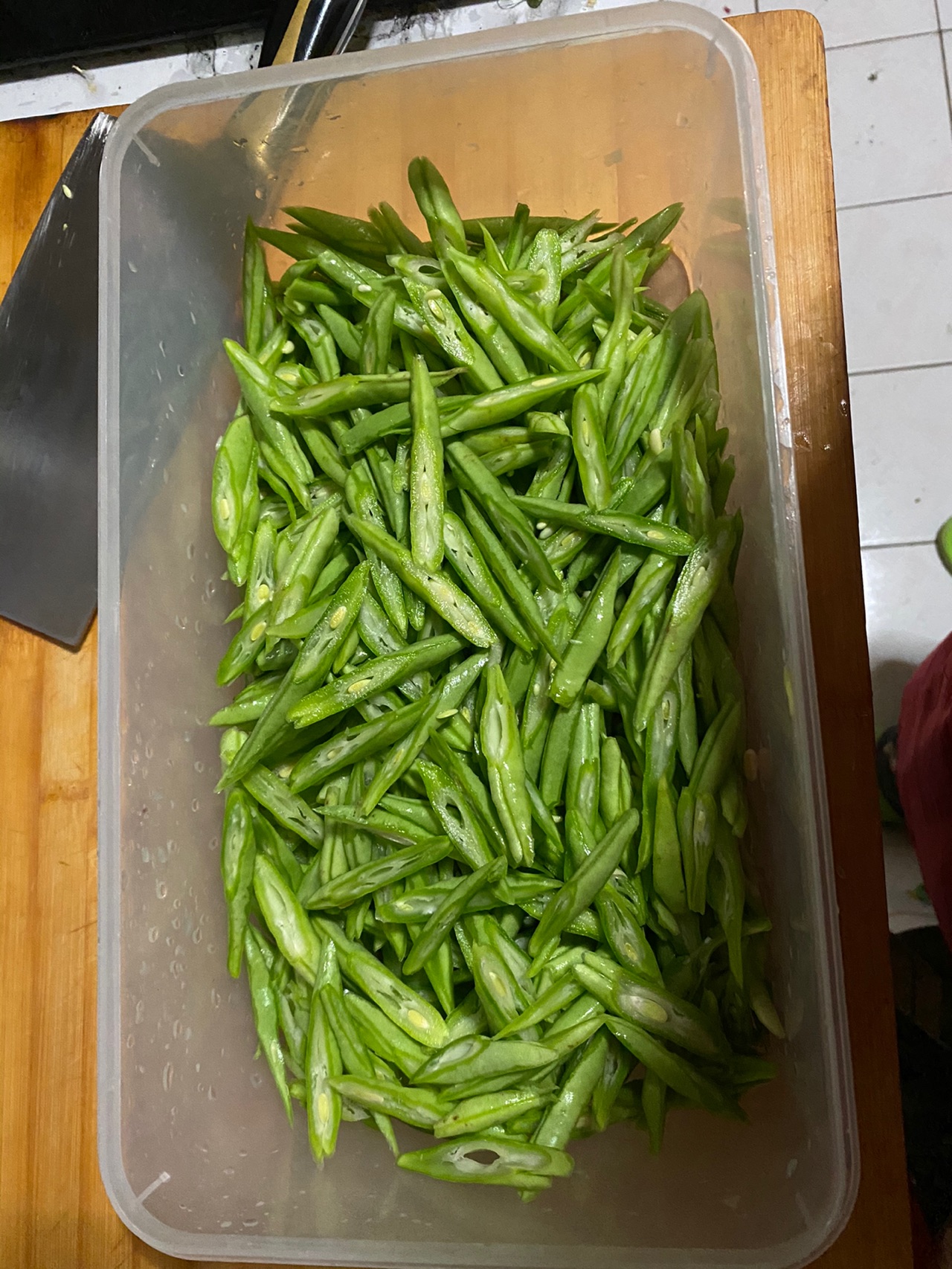 我的减脂期食谱—清炒豆角