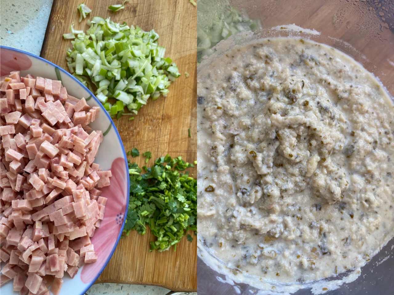 午餐肉小豆腐