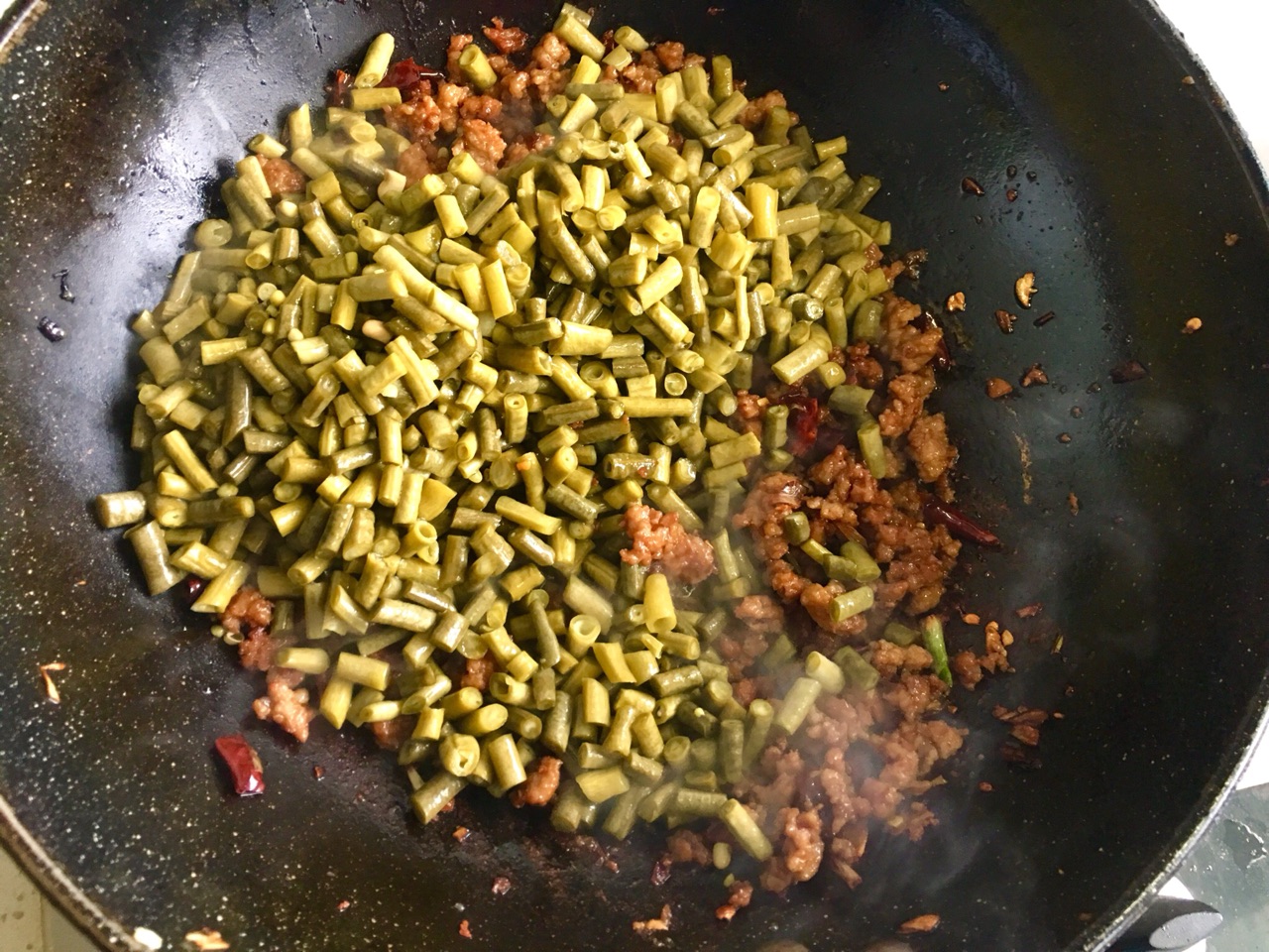 无敌下饭菜—酸豆角炒肉末