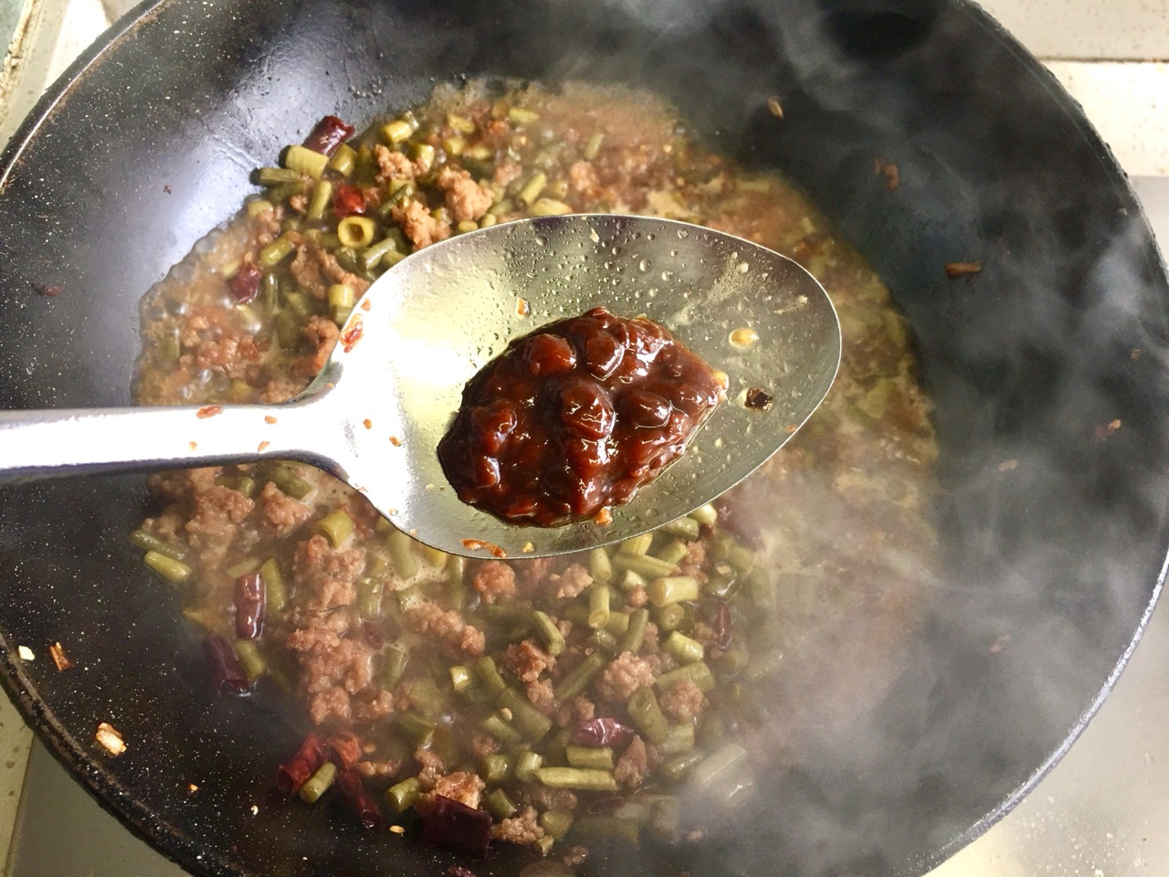 无敌下饭菜—酸豆角炒肉末