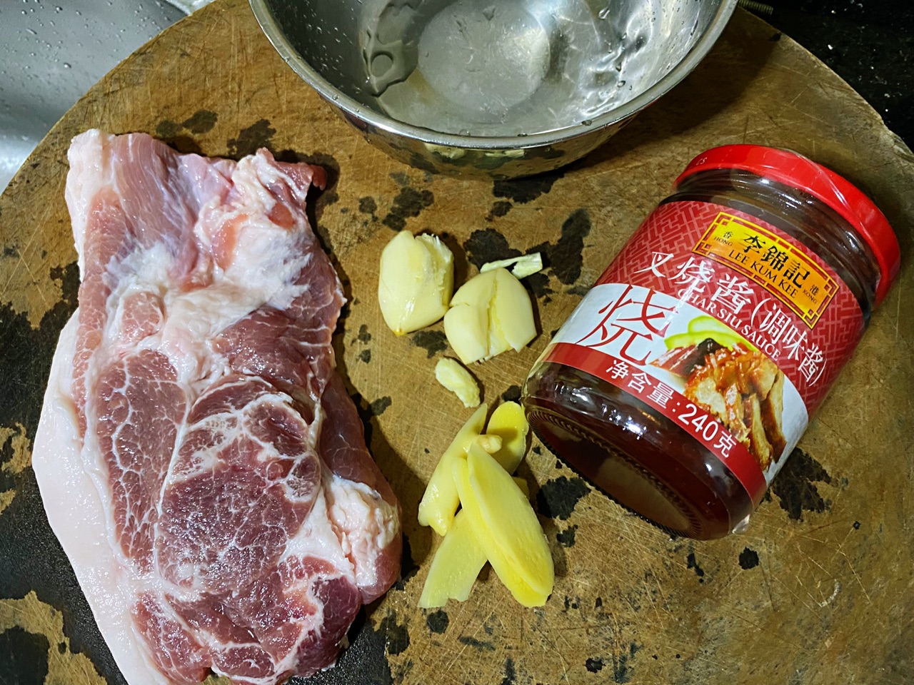 无烤箱版叉烧肉