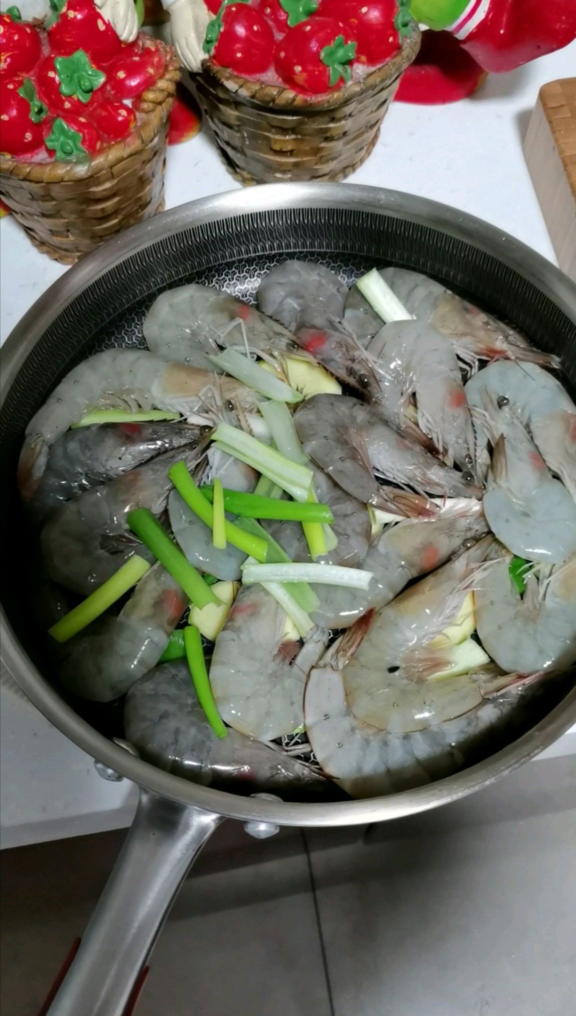 无水白灼虾