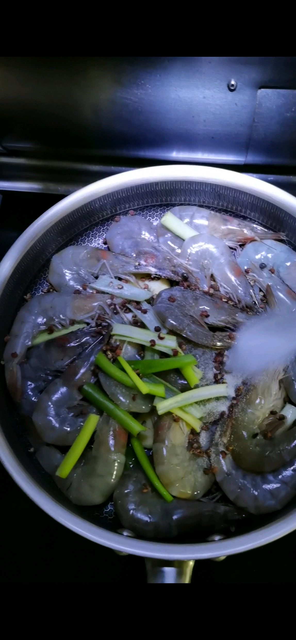 无水白灼虾