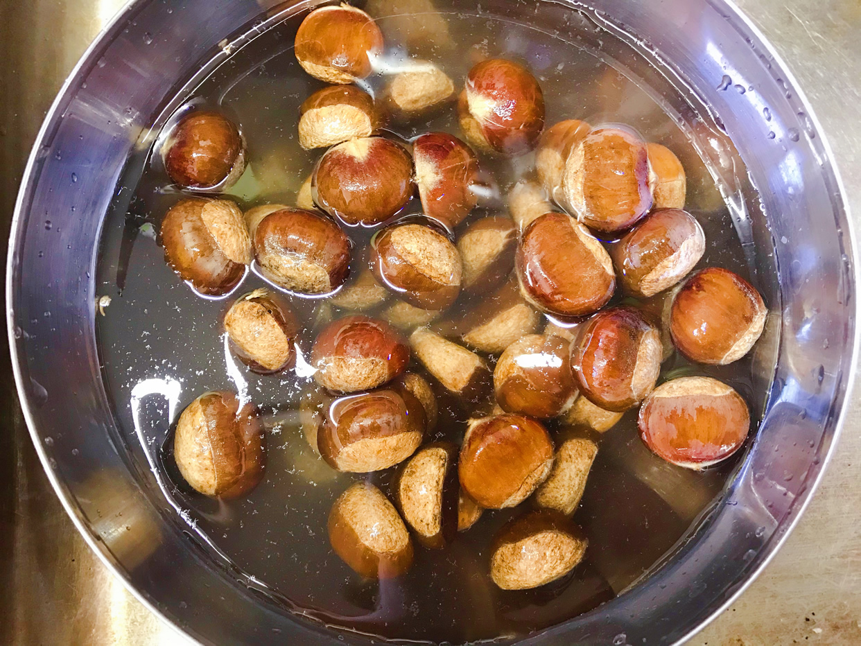 无糖炒栗子