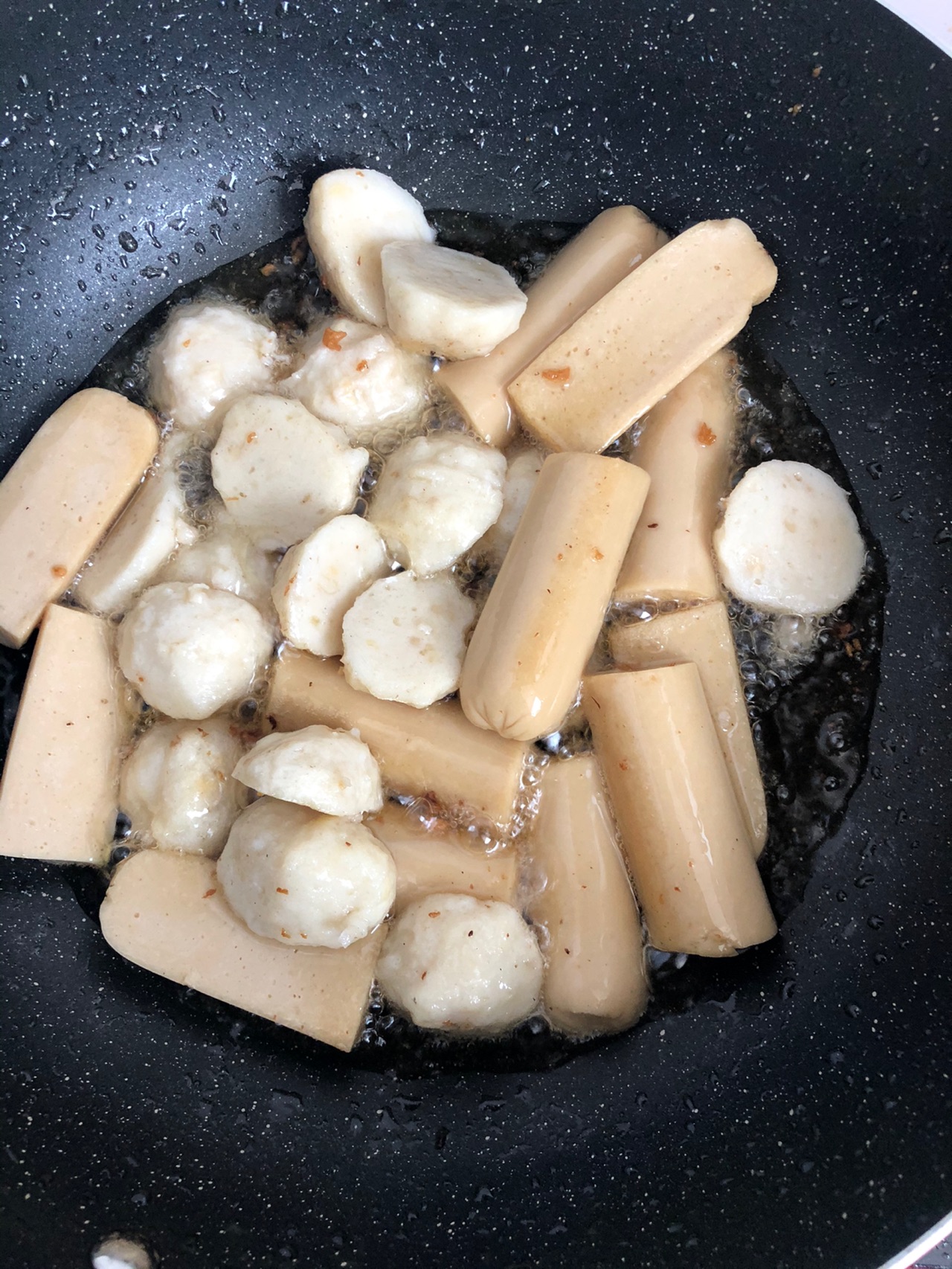 【无需烤箱】烧烤鱼丸香肠