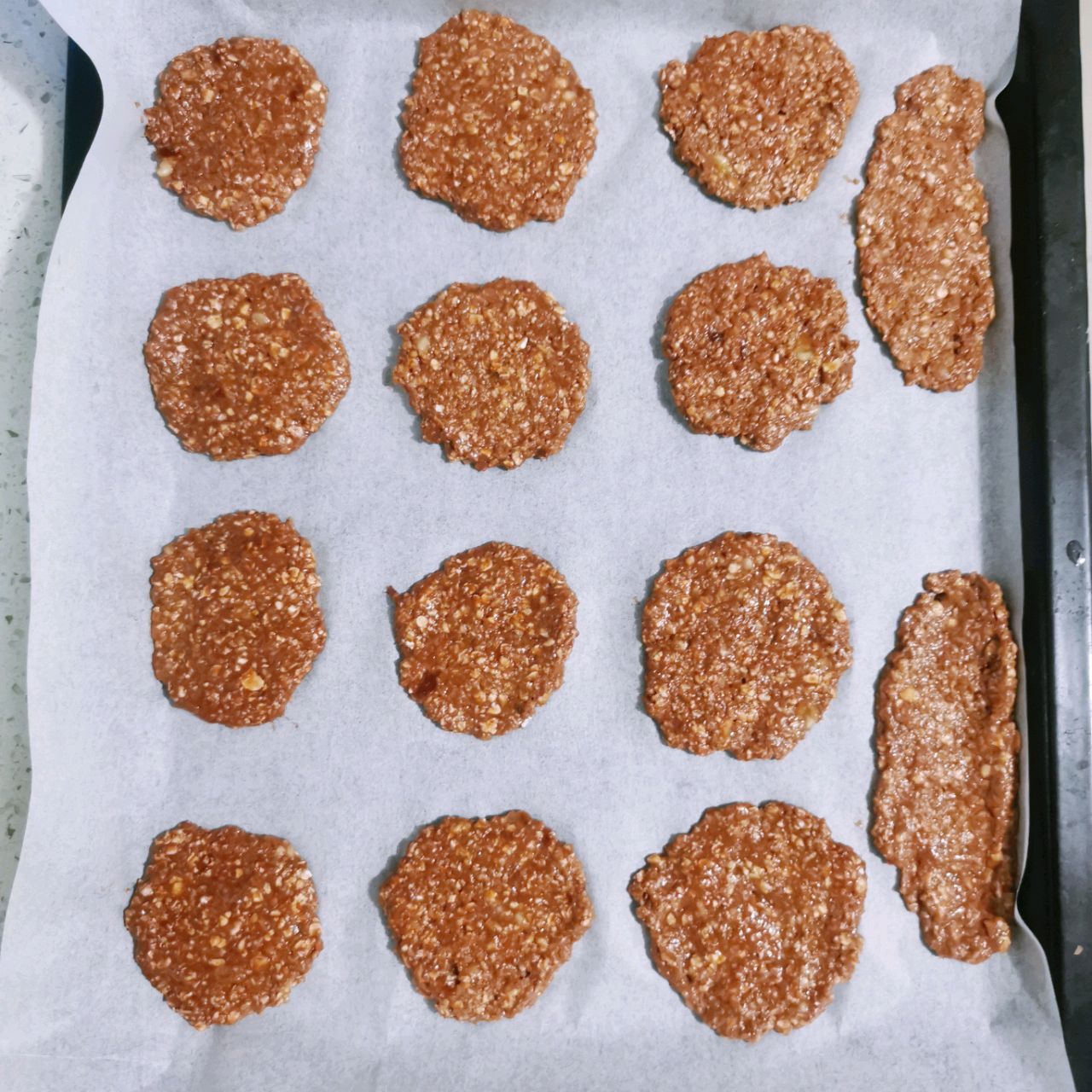 【无油低卡】可可燕麦饼干～看剧零食嘎嘣脆