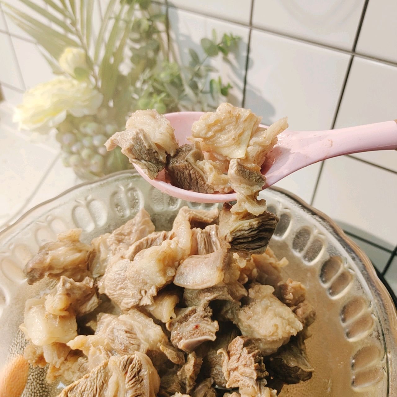 【无油红烧牛肉】