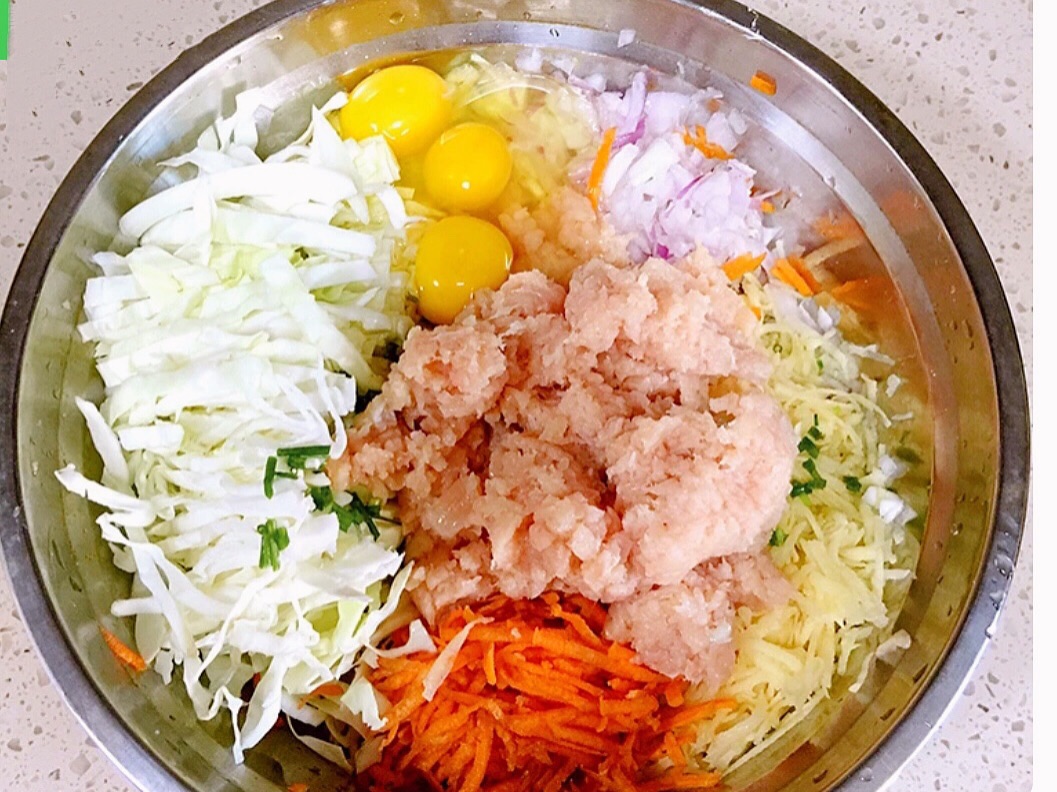 无油鸡胸肉饼