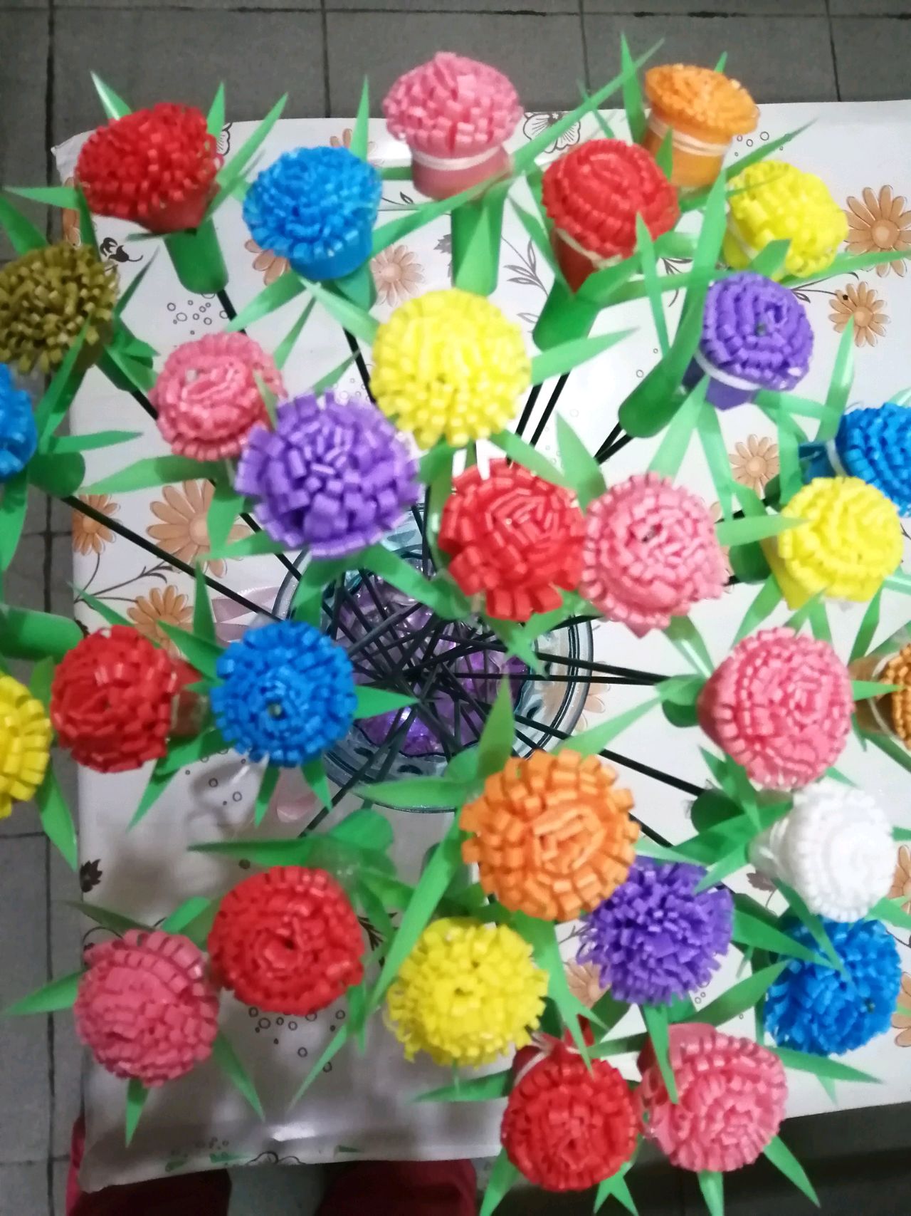 吸管手工花