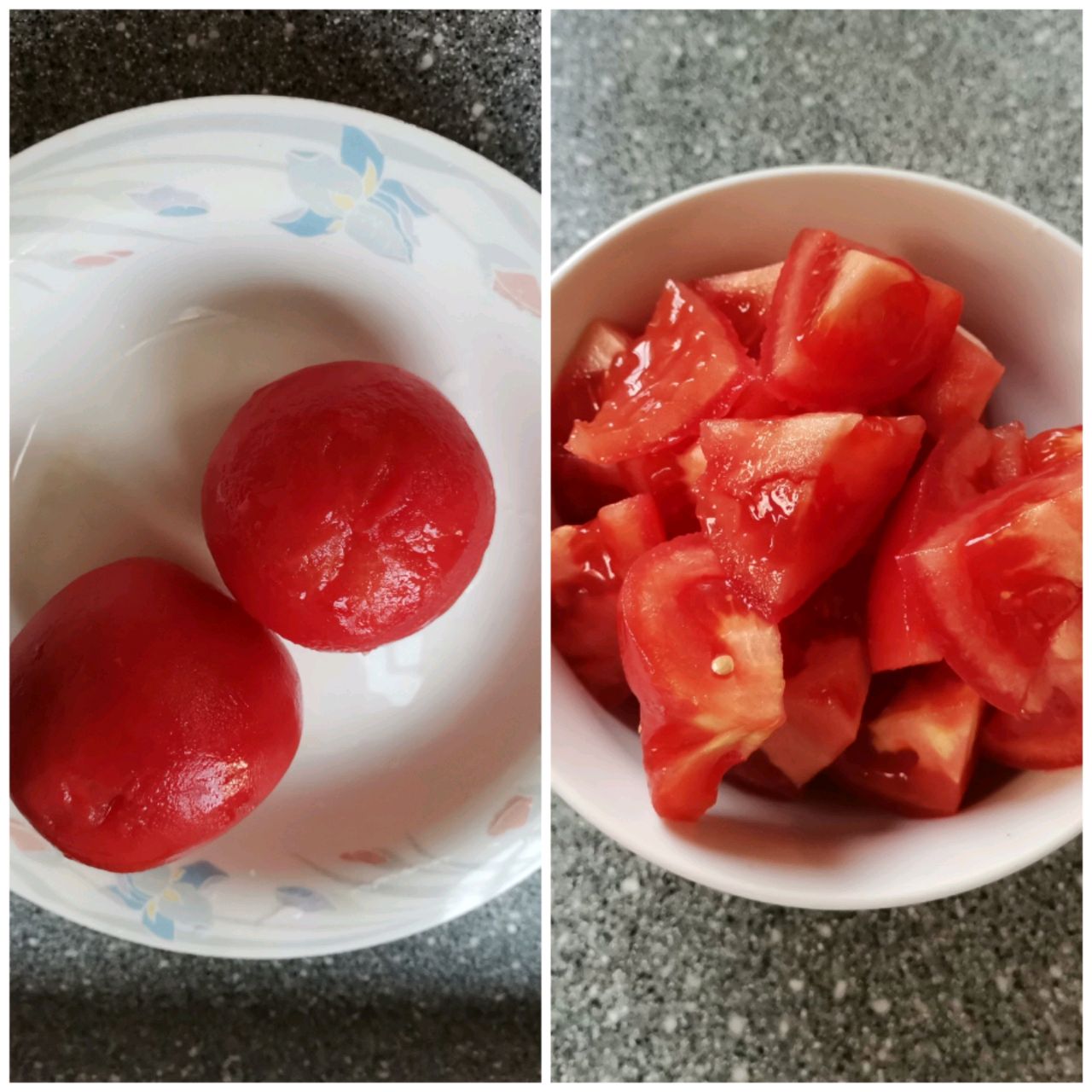 西红柿炒菜花
