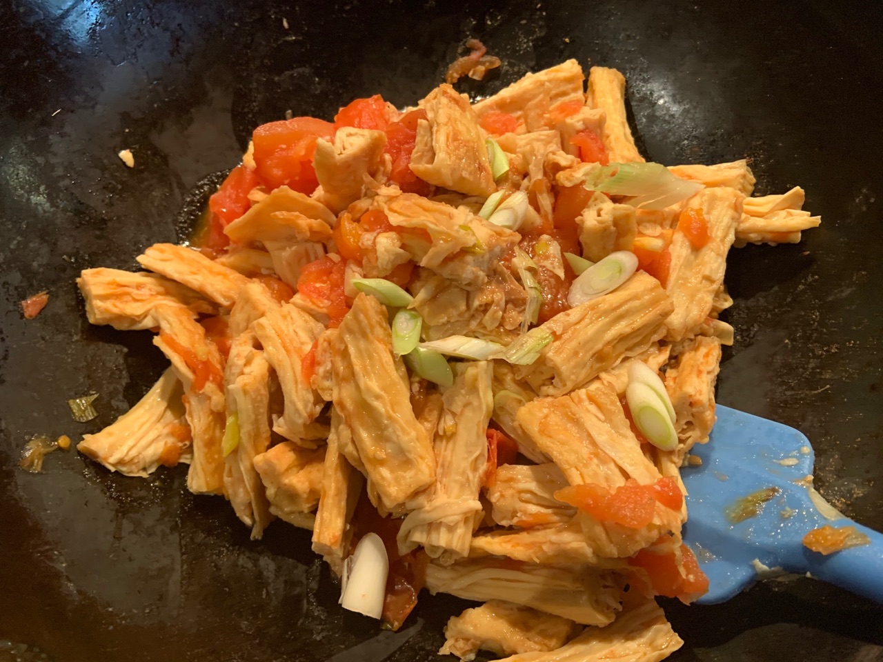 西红柿炒腐竹