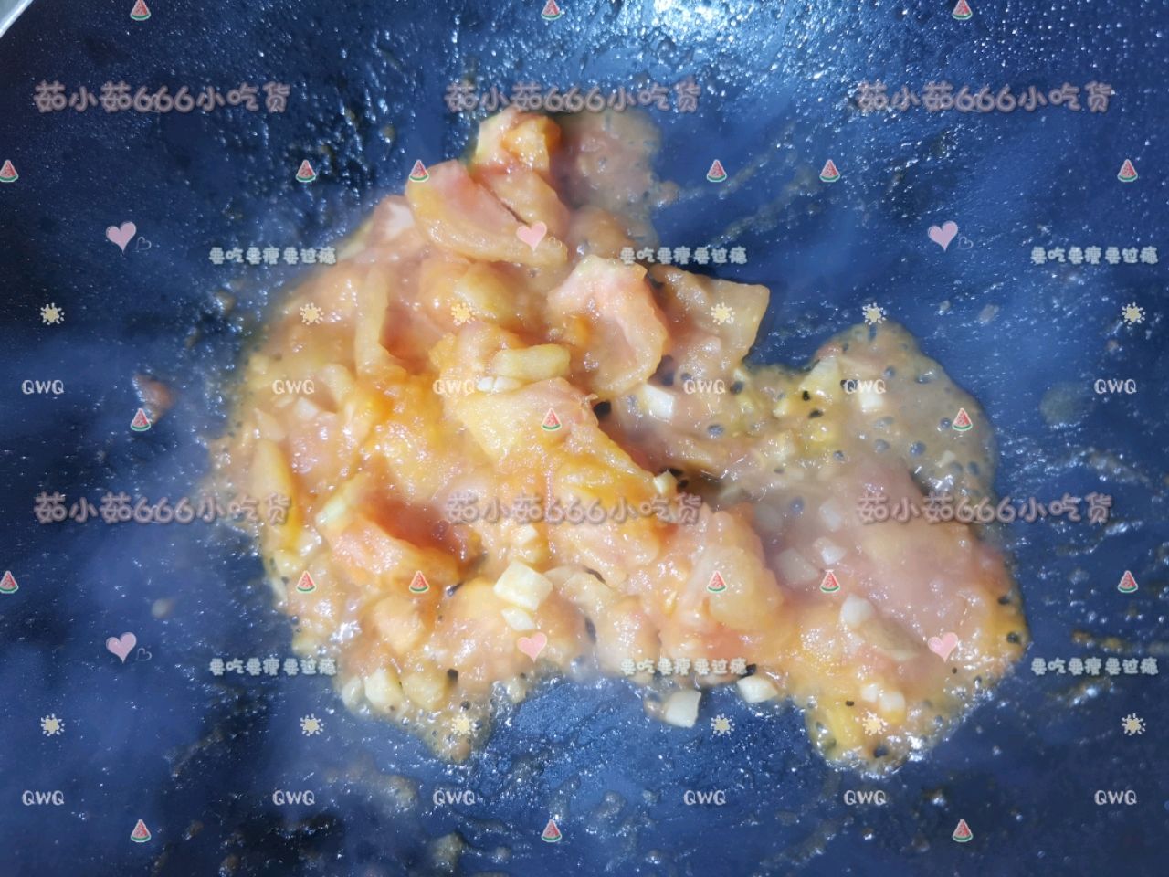 西红柿黑鱼片浓汤