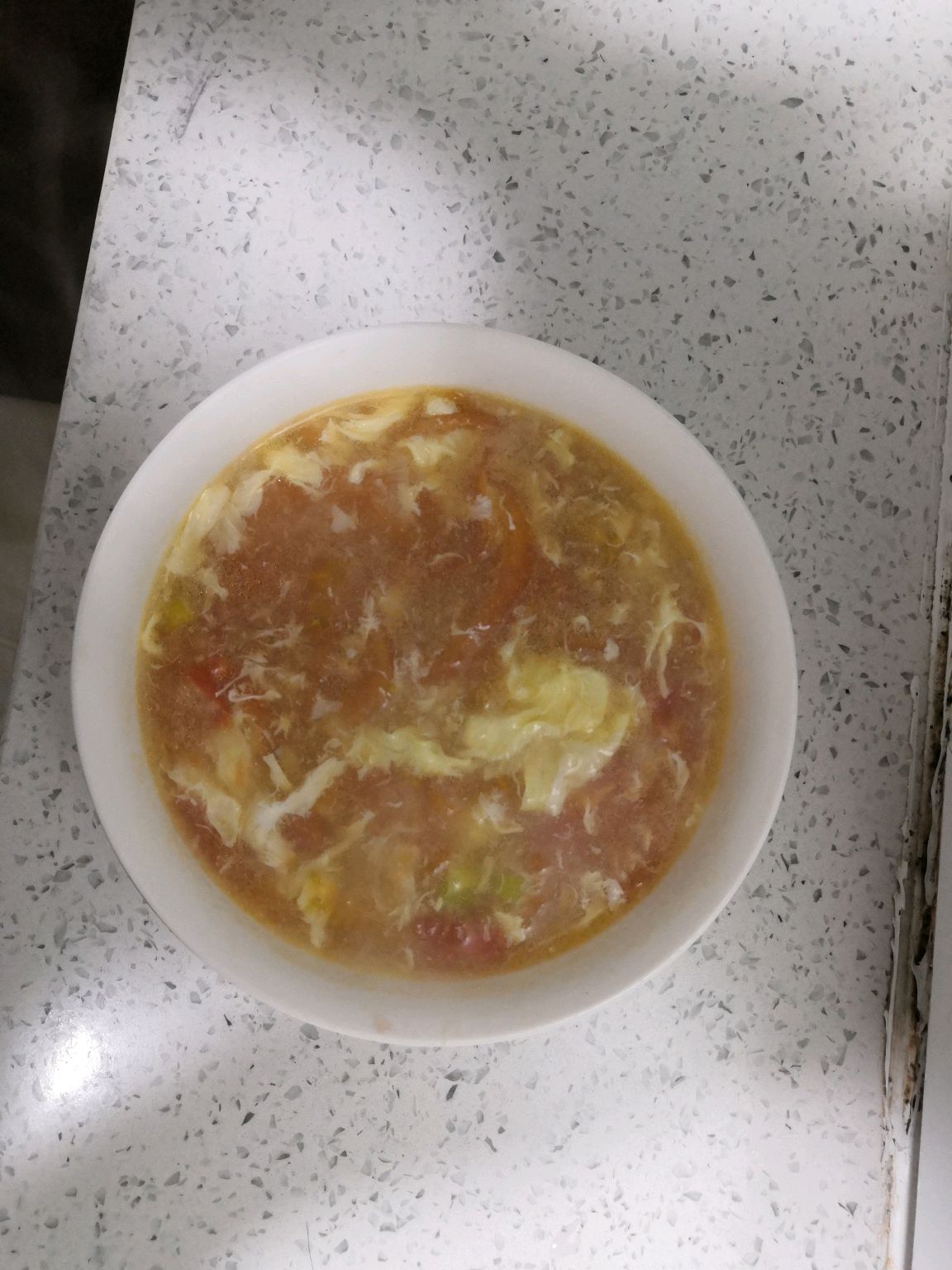 西红柿鸡蛋肉丝汤