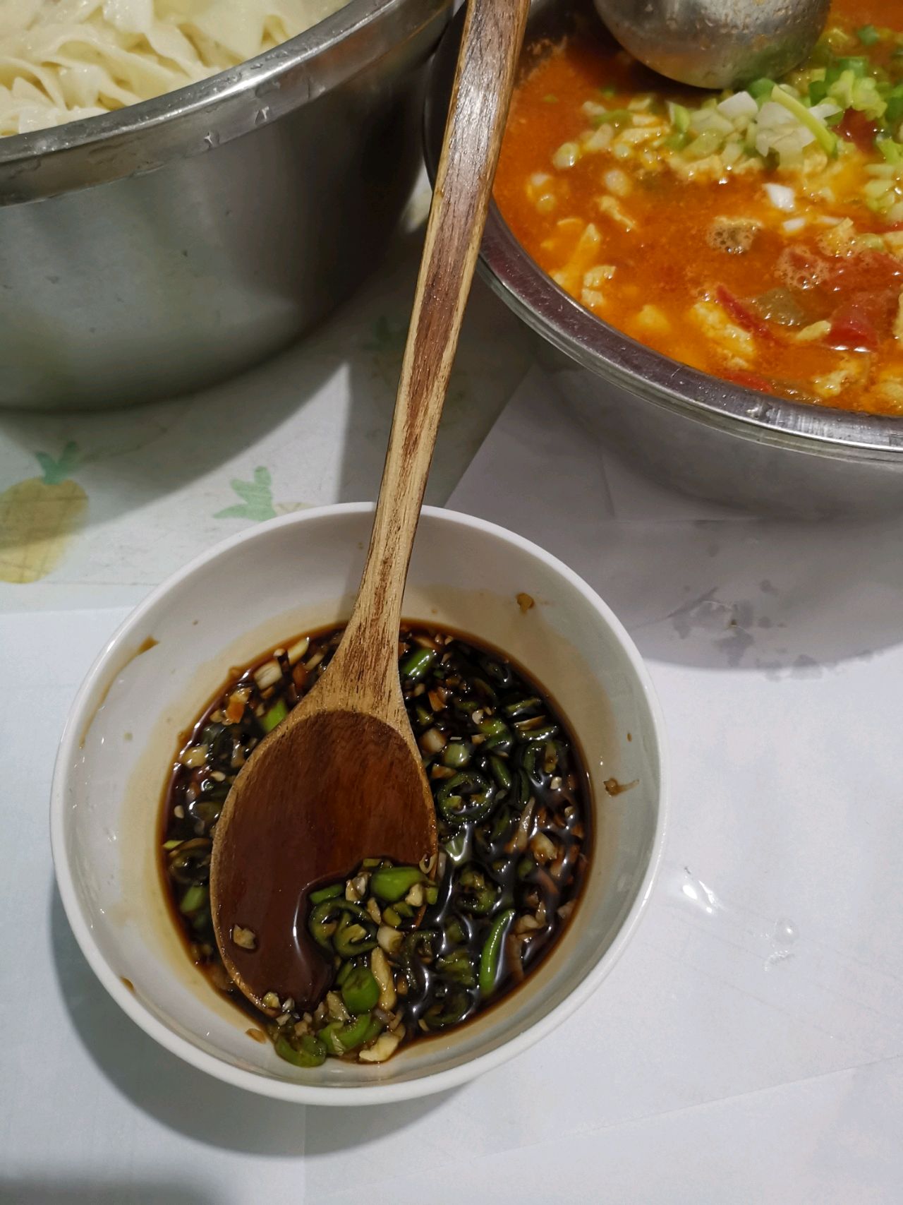 西红柿手擀面