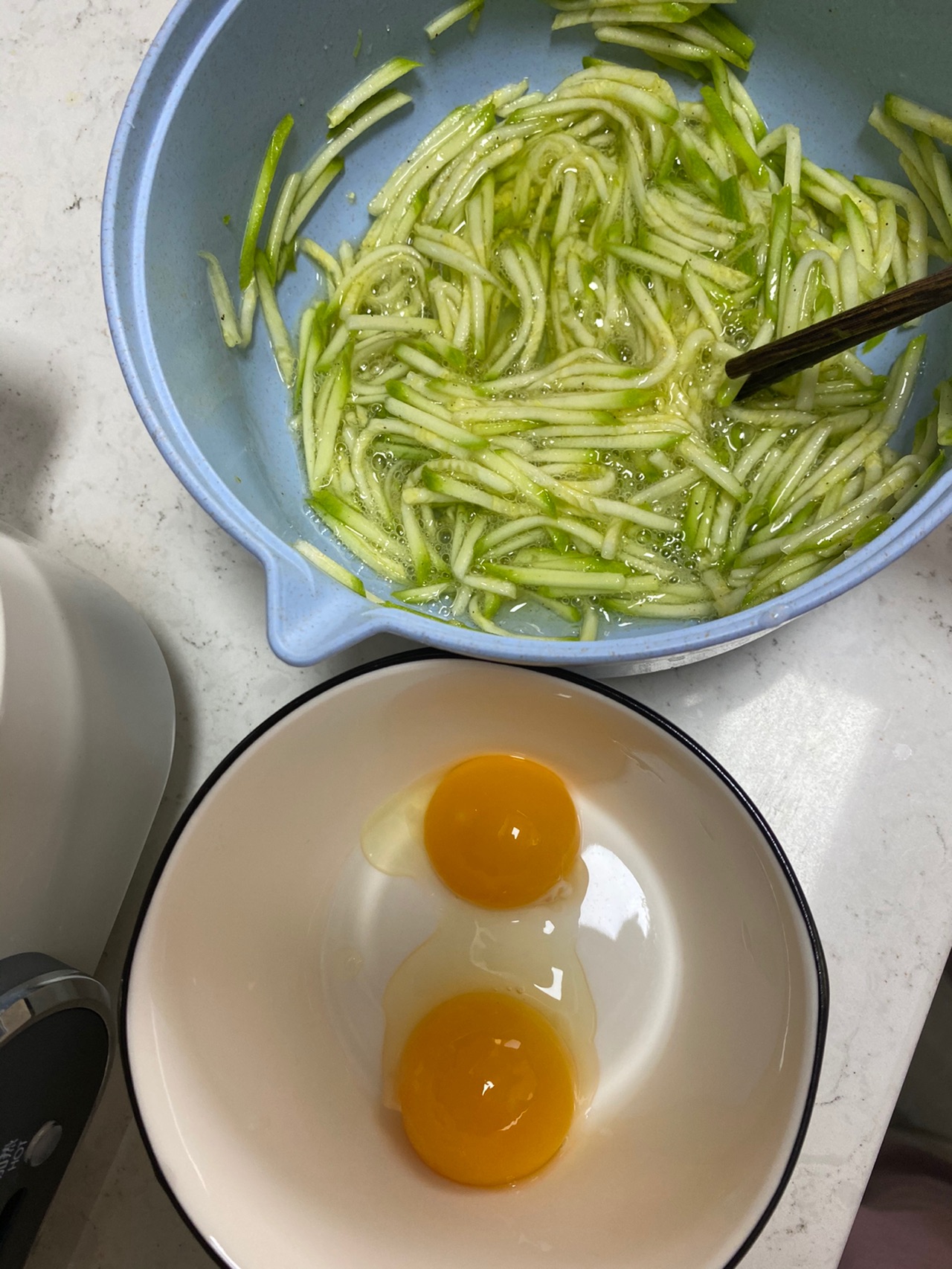 西葫芦蛋饼(快捷早餐)摩飞料理
