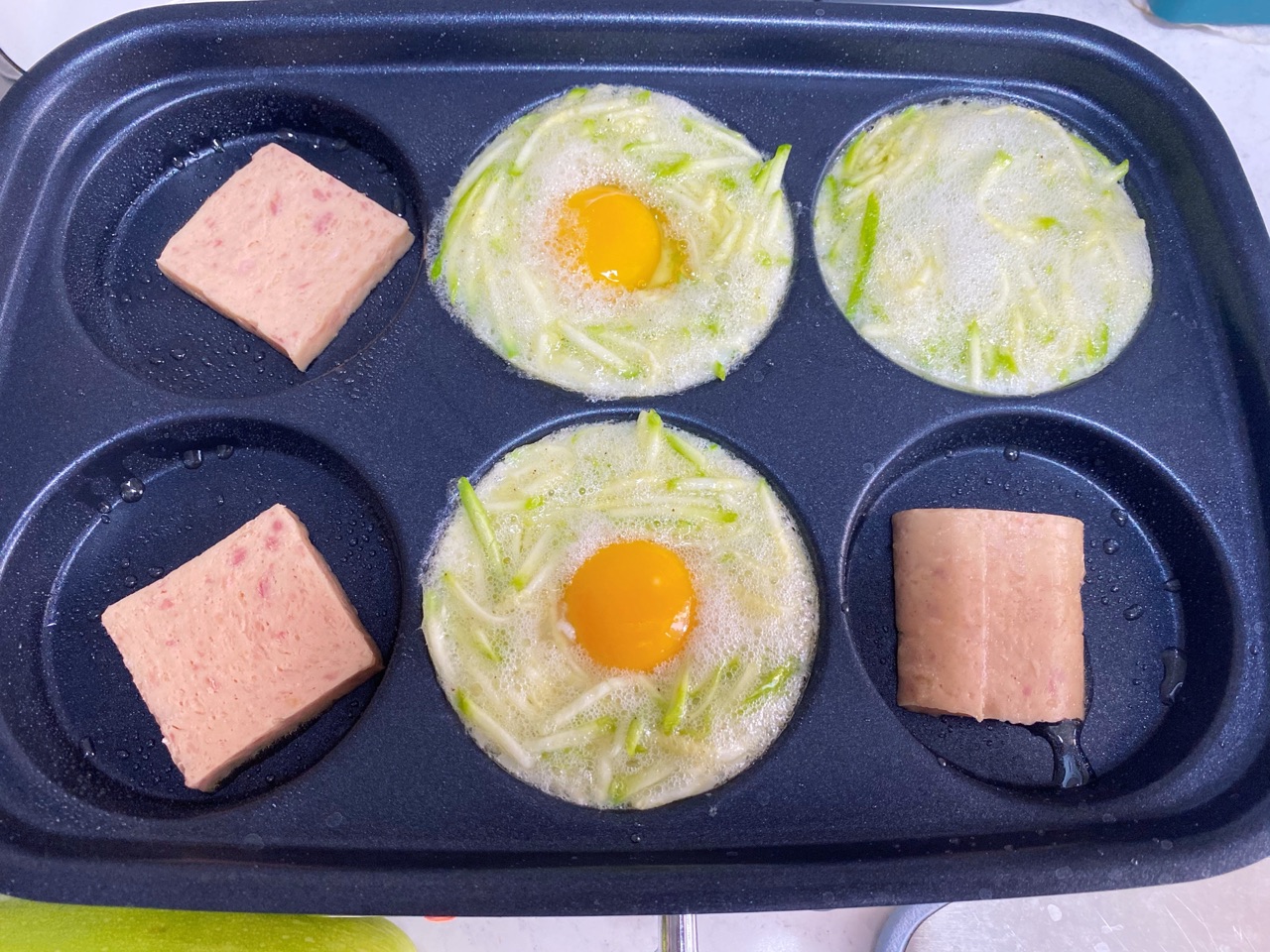 西葫芦蛋饼(快捷早餐)摩飞料理